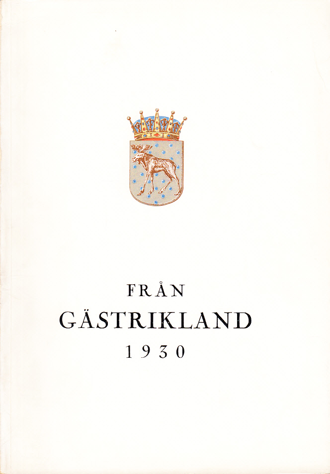 Från Gästrikland 1930.