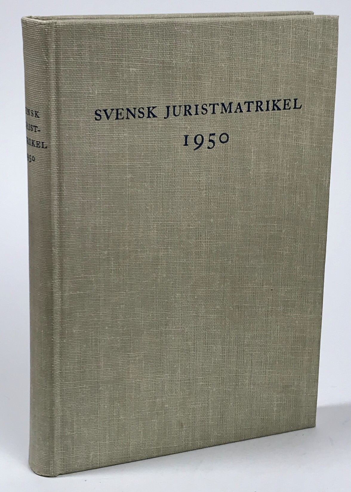 Svensk juristmatrikel 1950.