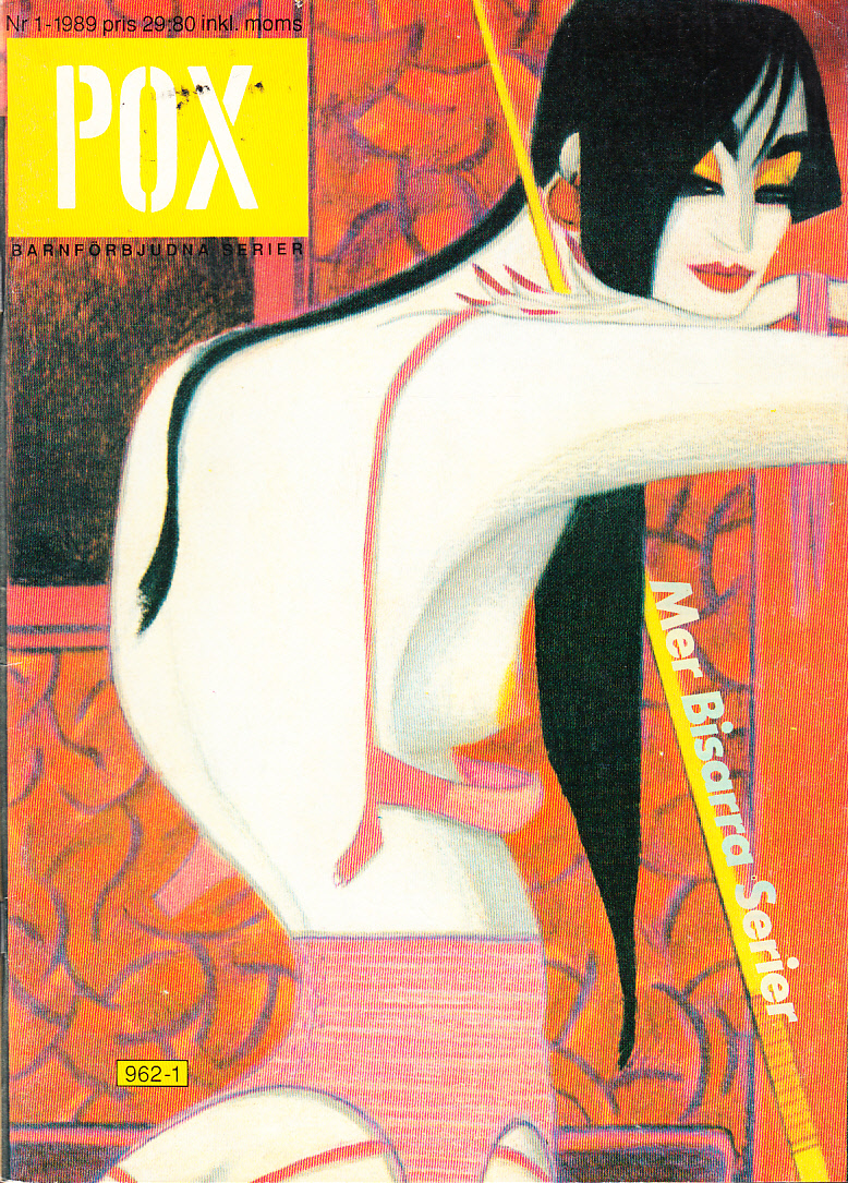 Pox - Barnförbjudna serier. Nr 1 - 1989.