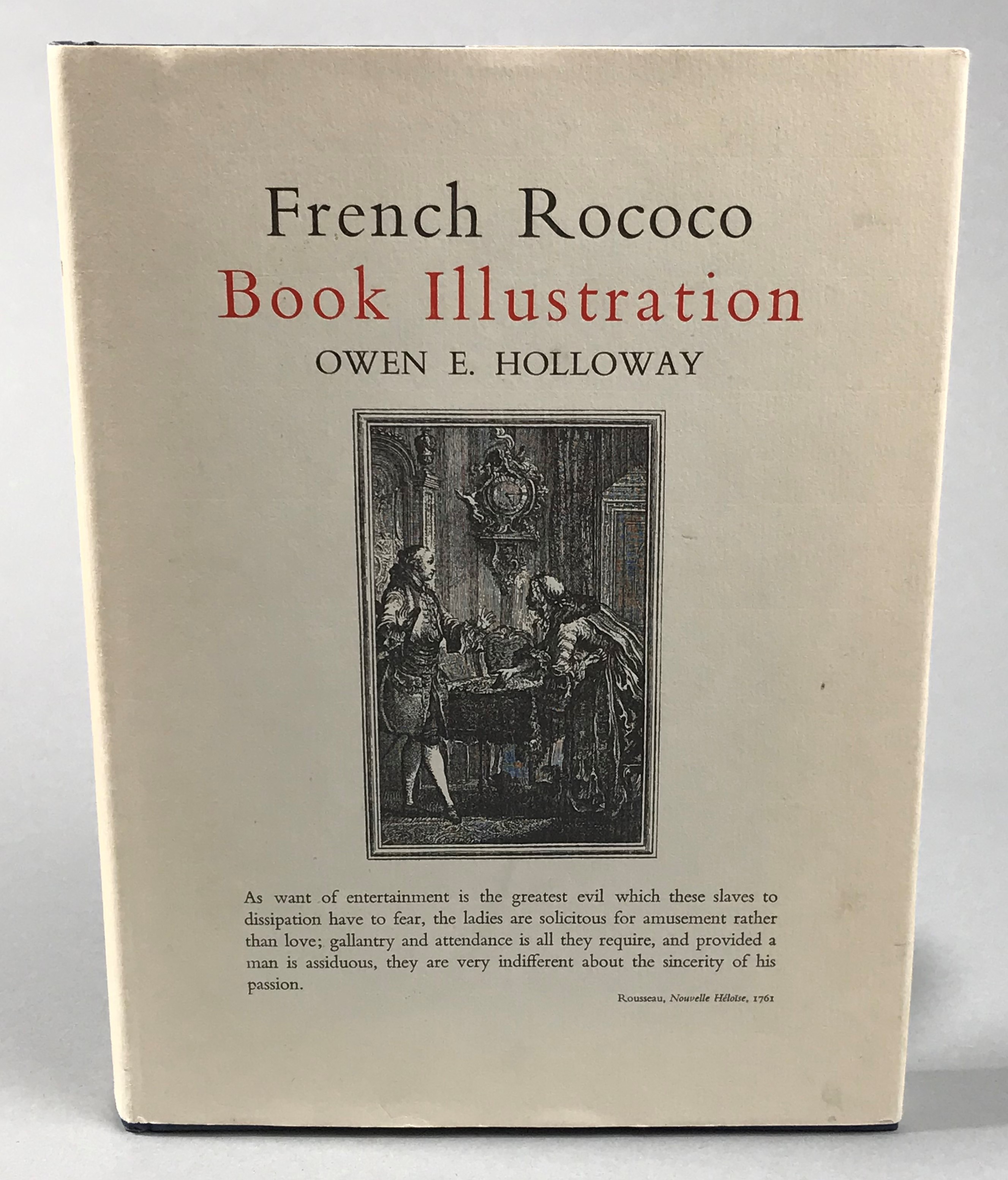 French Rococo book illustration.