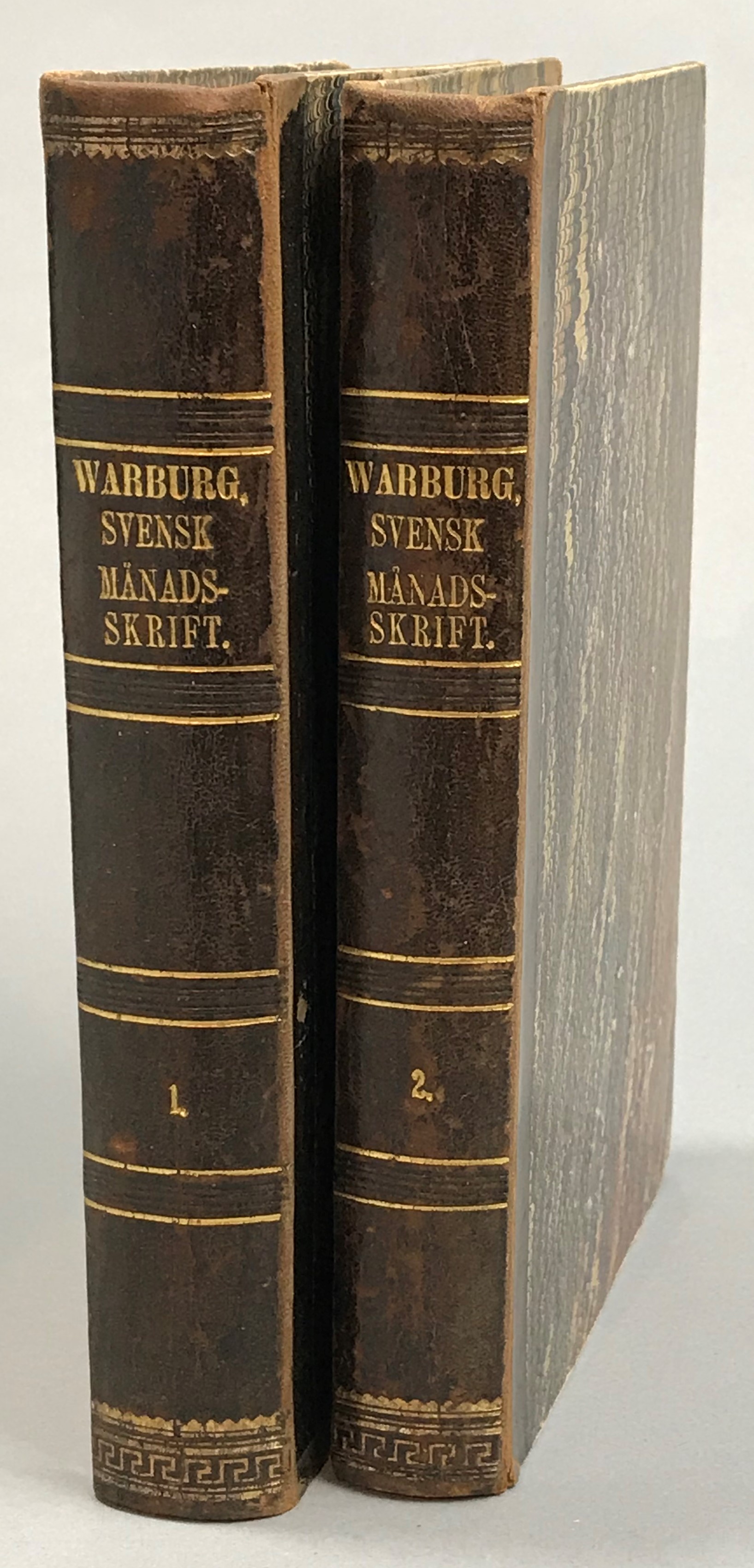 Svensk månadsskrift för fri forskning och allmän bildning. Utgifven af C.S. Warburg. Första bandet (Januari-Juni). [... Andra bandet (Juli-December)].