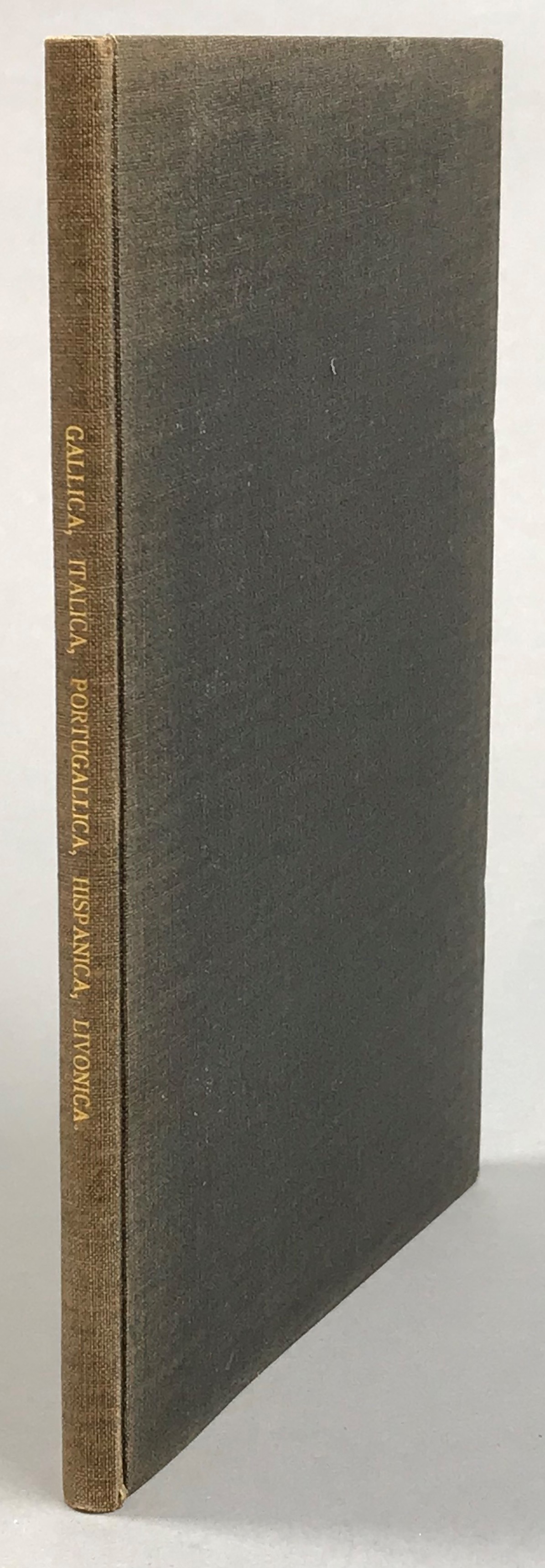 Förteckning över i Riksarkivet förvarade ministeriella handlingar VI. [... VII. Italica; ... VIII. Hispanica; ... IX. Portugallica; ... XIX. Livonica].