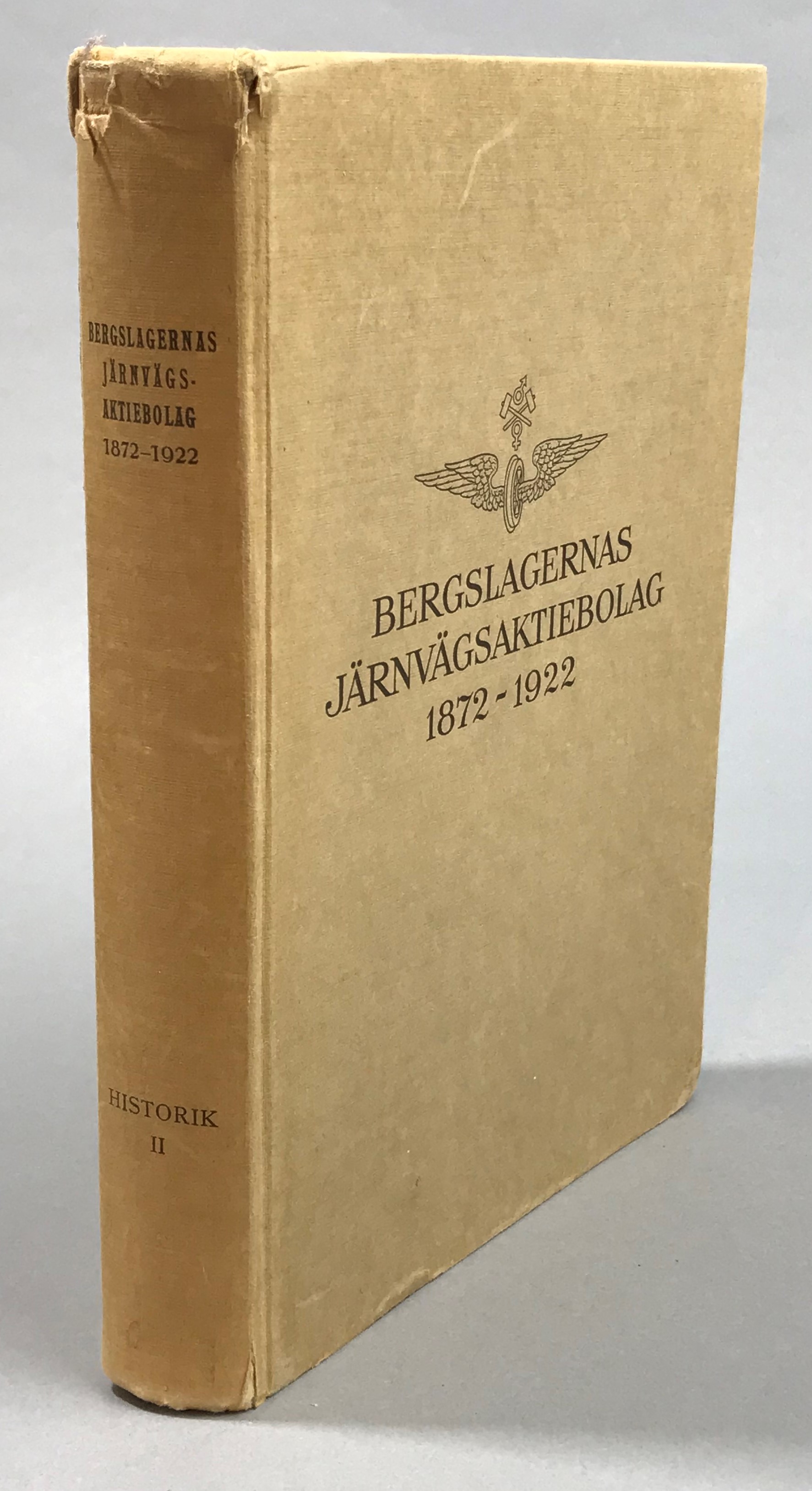 Bergslagernas järnvägsaktiebolag 1872-1922. Historik II. På uppdrag av bolagets styrelse utarbetad.