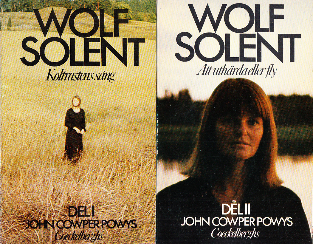 Wolf Solent. Del I. Koltrastens sång. [... Del II. Att uthärda eller fly?]. [Utg. av] Coeckelberghs.