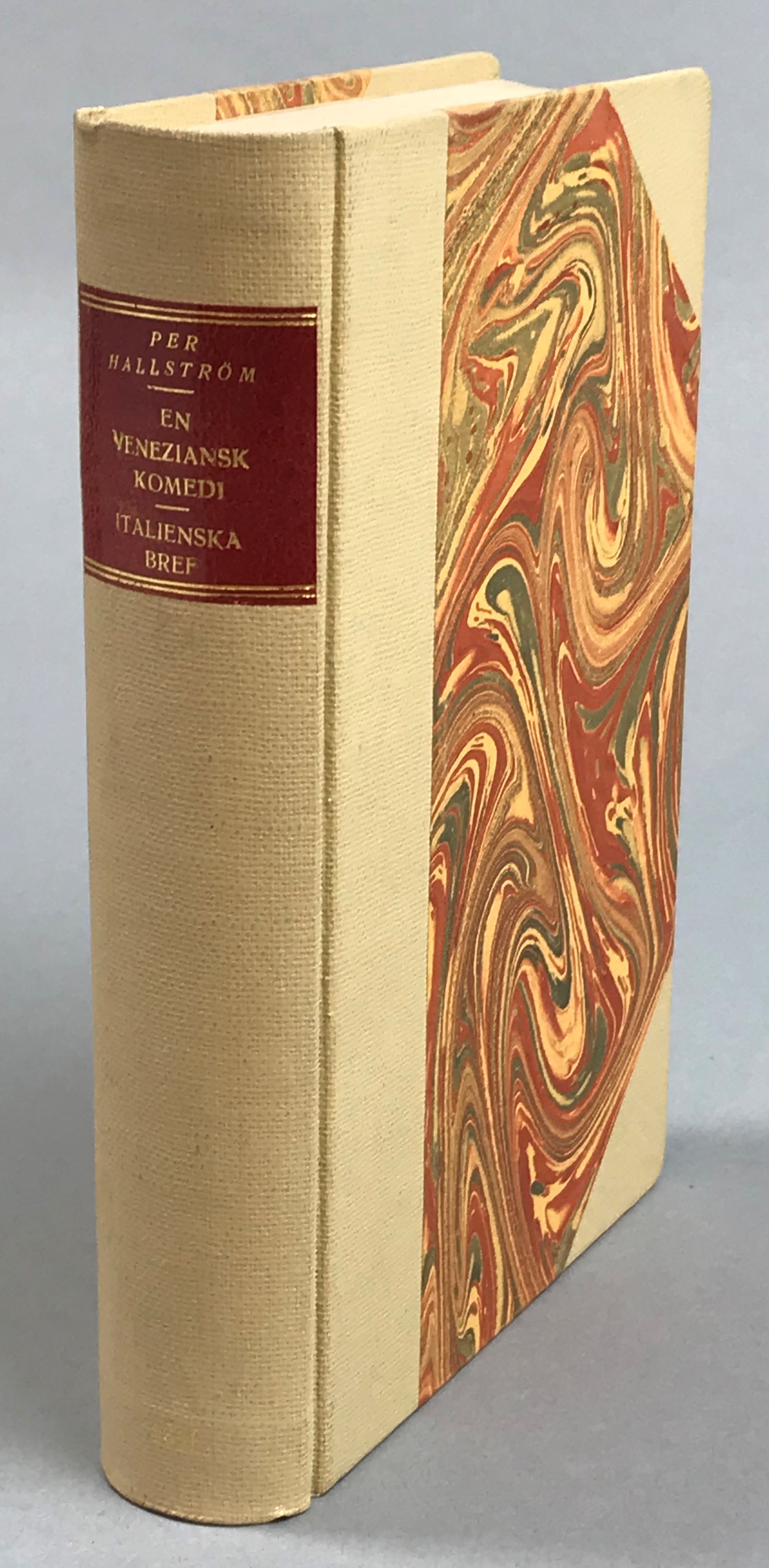 En veneziansk komedi. I fyra akter. [bunden med:] Italienska bref. [Utg. av] C. & E. Gernandts förlags aktiebolag.