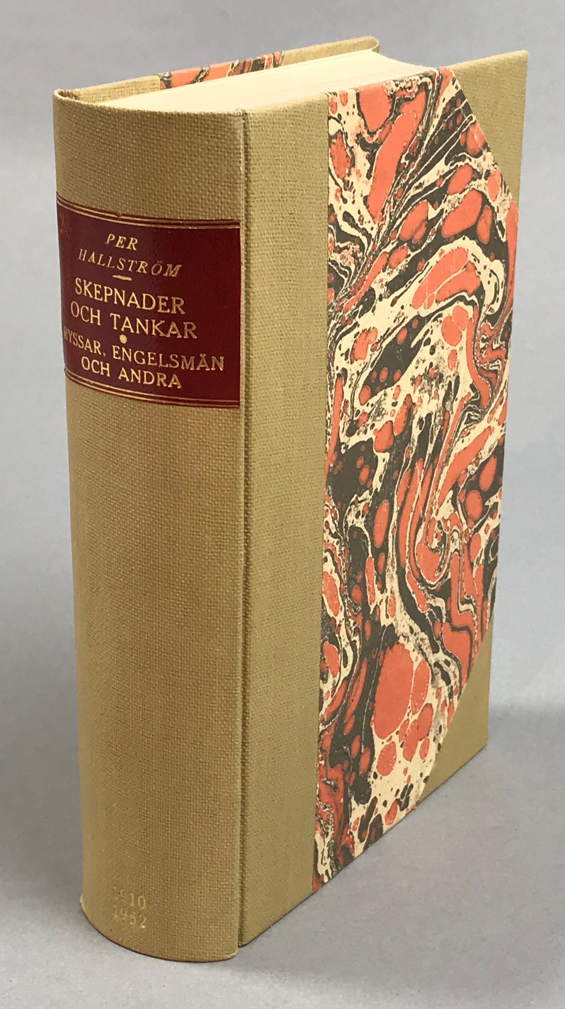 Skepnader och tankar. [bunden med:] Ryssar, engelsmän och andra. Essayer. [Utg. av] Albert Bonniers förlag.