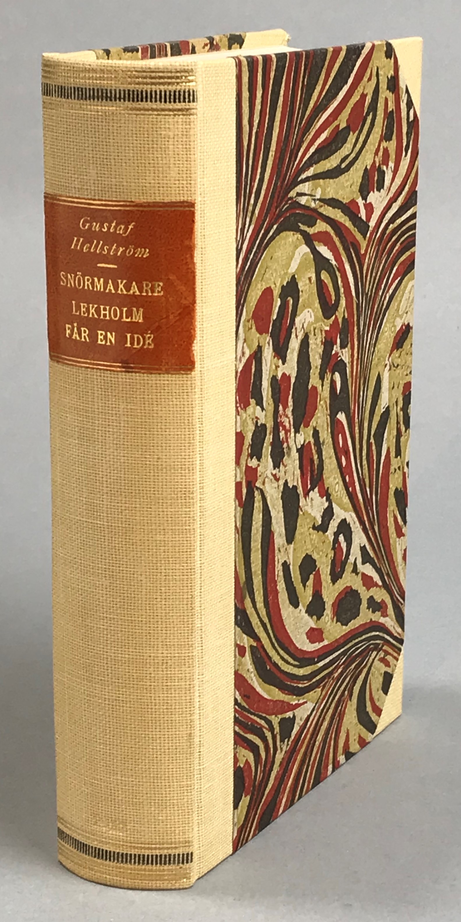 Snörmakare Lekholm får en idé. Roman. Förra delen. [... Senare delen]. Elfte upplagan. [Utg. av] Albert Bonniers förlag.