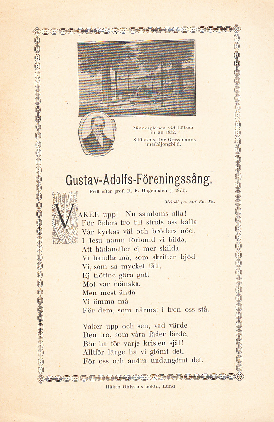 Gustav-Adolfs-föreningssång [= rubrik].