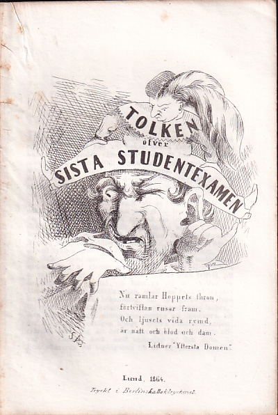 Tolken öfver sista studentexamen.