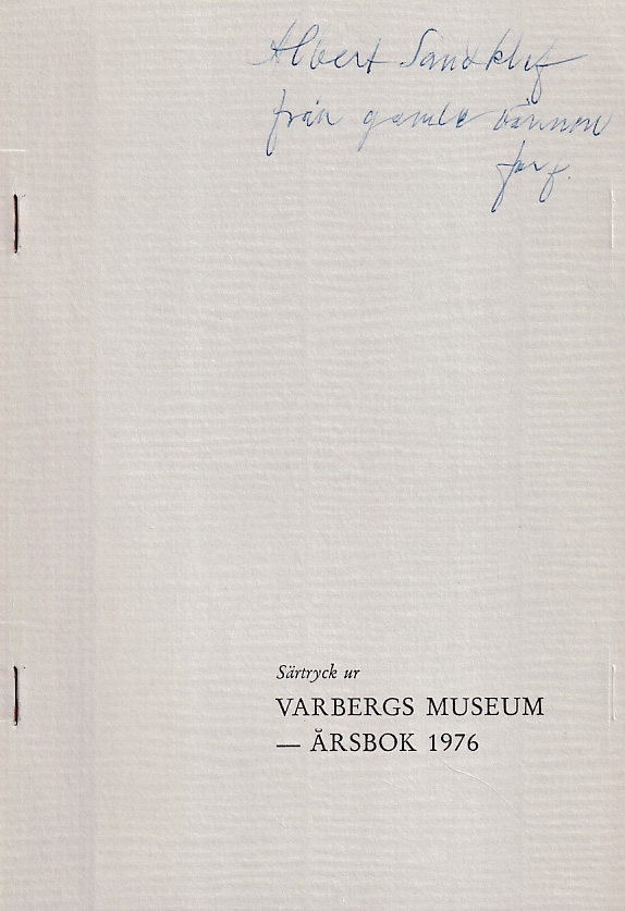Om västsvenska relikgömmor och några kända reliker [= rubrik].