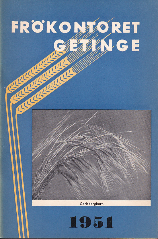 Frökontoret Getinge 1951 [= omslagstitel].
