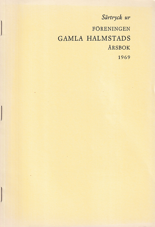 Halmstads historia [= rubrik].