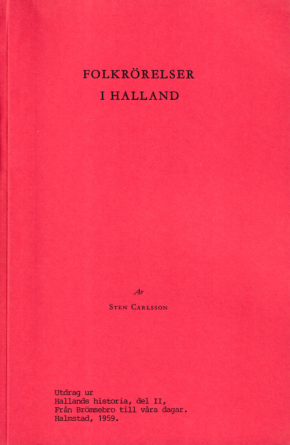 Folkrörelser i Halland.