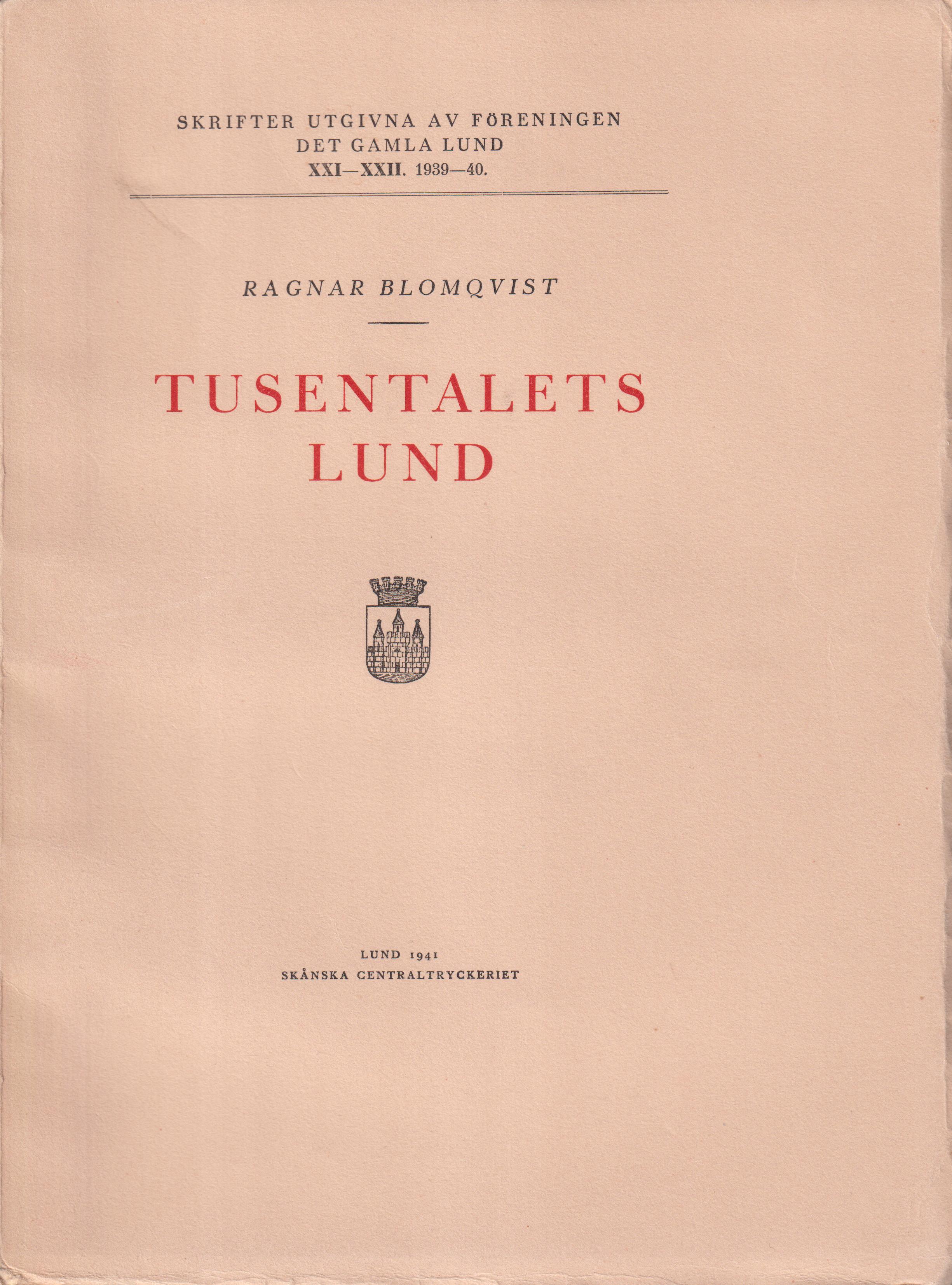 Tusentalets Lund.