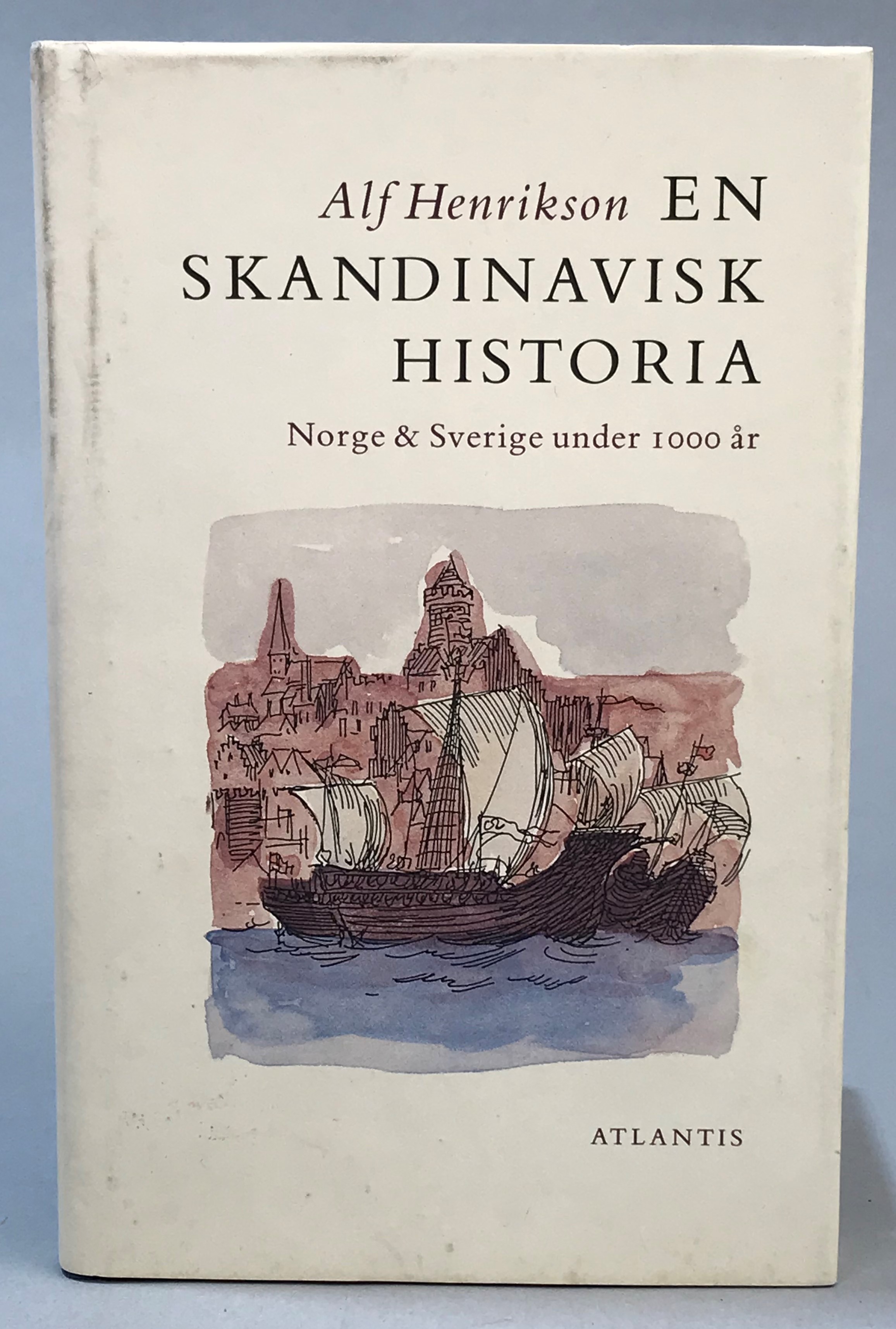 En skandinavisk historia. Norge & Sverige under 1000 år. Med teckningar av Ulf Aas. [Utg. av] Atlantis.