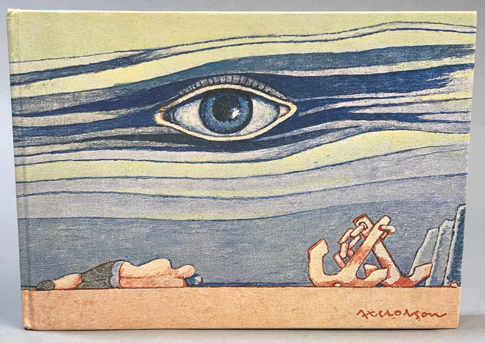Ögat som vakar [Akvareller och teckningar av Axel Olson. Poem av Maria Wine. Om Axel Olson - essä av Artur Lundkvist]. [Utg. av] GKM/Siwert Bergström.