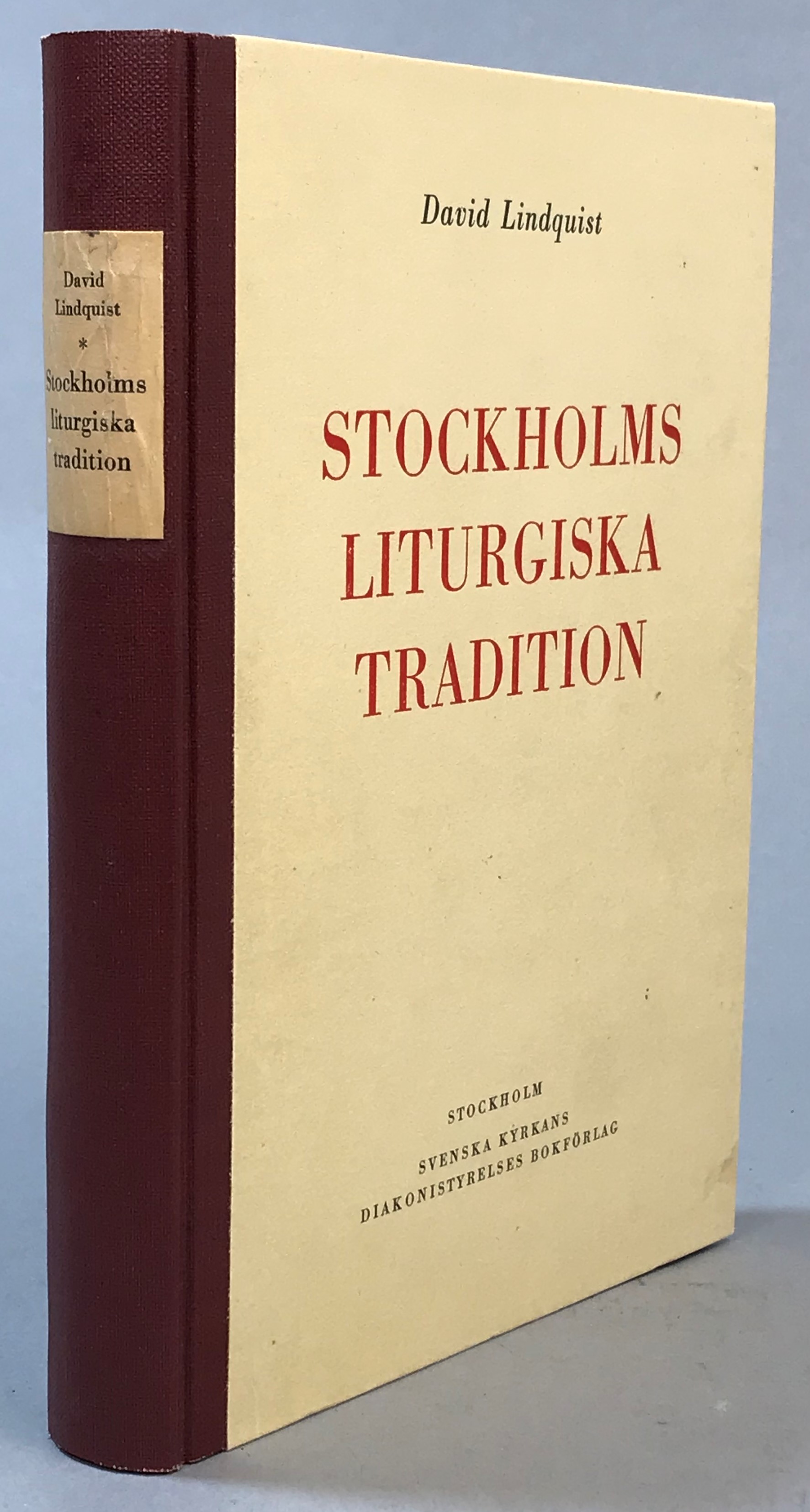 Stockholms liturgiska tradition. Högmässa och bigudstjänster. [Utg. av] Svenska kyrkans diakonistyrelses bokförlag.