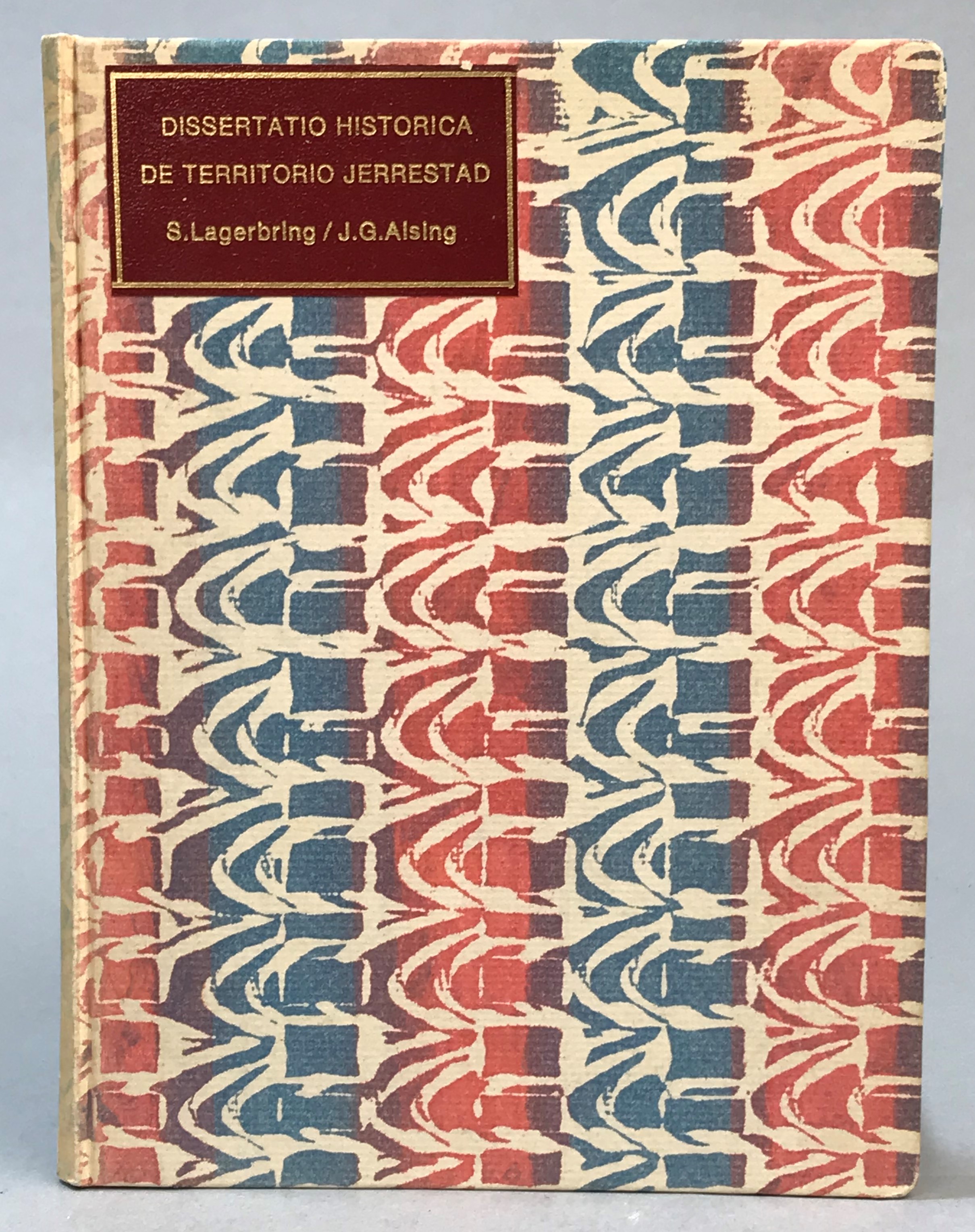 Dissertatio historica de territorio, Jerrestad, qvam, adfulgente divina gratia, cum consensu ampliss. ord. philos. in alma Gothorum Carolina, præside d:no Sven Bring, hist. profess. reg. ord. & R. A. E. lit. M. pro gradu magisterii publico examini modeste submittit Joachimus Georg Alsing Scano-Blekingus, die [XX Februarii] MDCCLX. l. h. q. s.