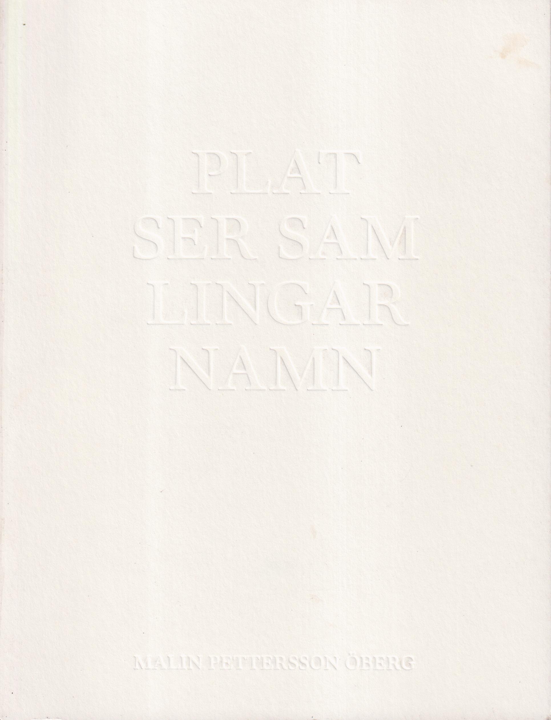 Platser, samlingar, namn. [Utg. av] Dalarnas museum.