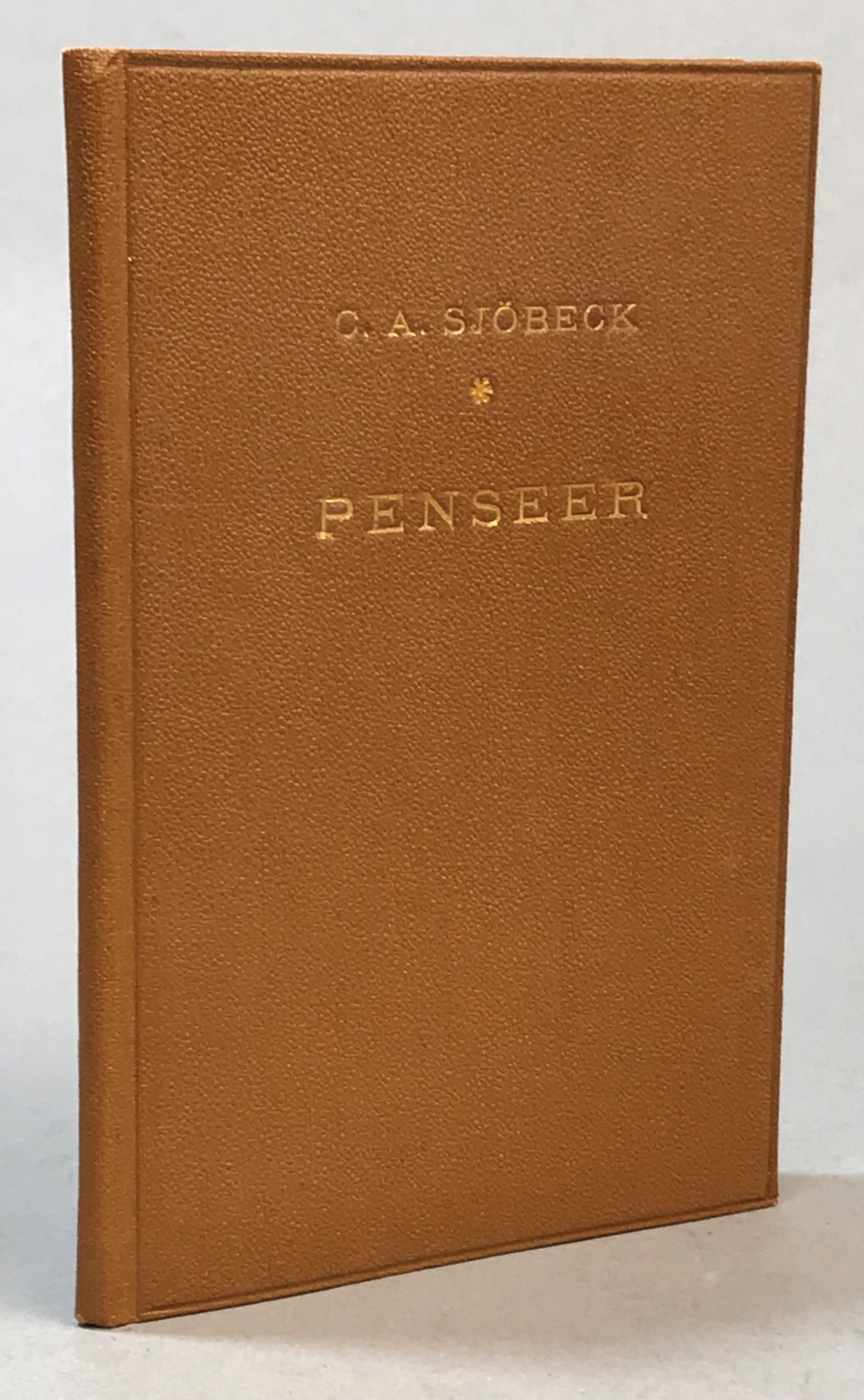 Penseer för min moderlösa dotter af A.C. Sjöbeck.