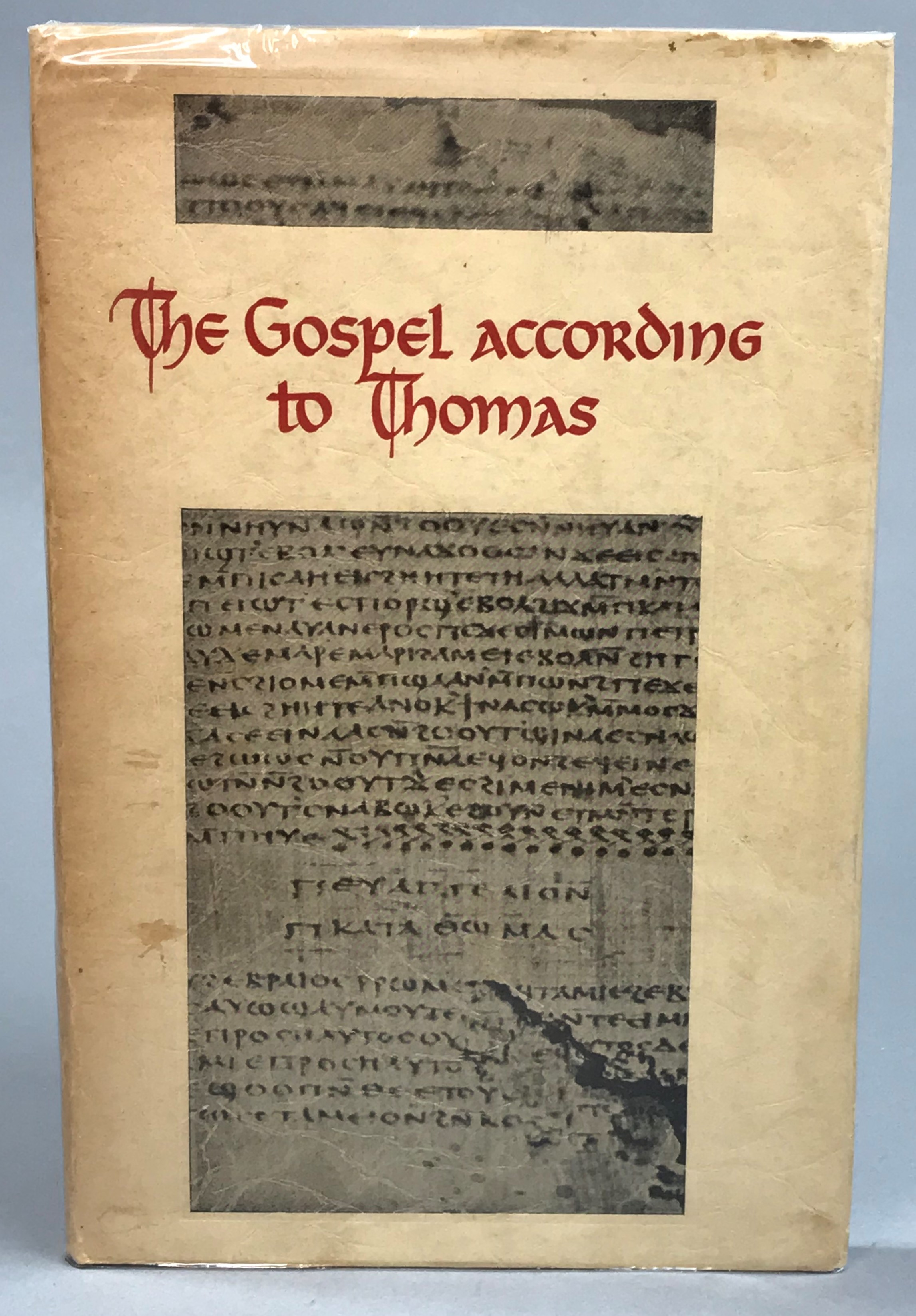 The gospel according to Thomas. Coptic text established and translated.