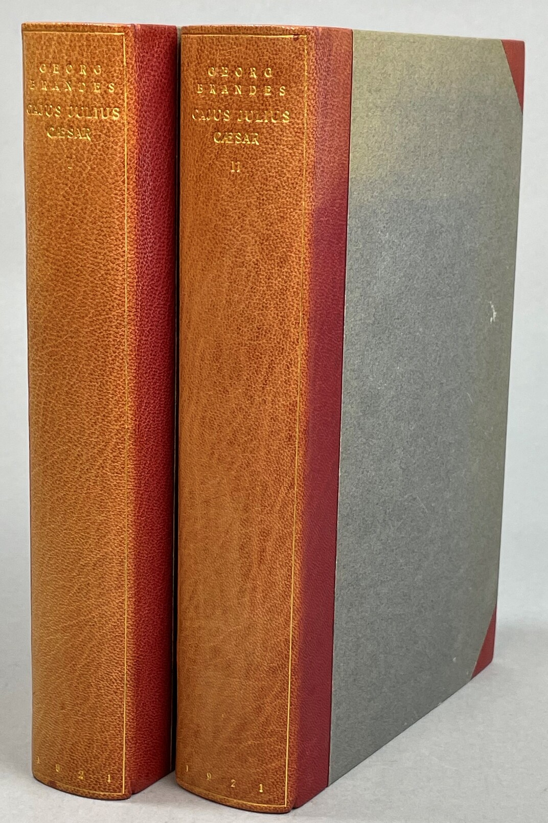 Cajus Julius Cæsar. Første bind. [... Andet bind.].
