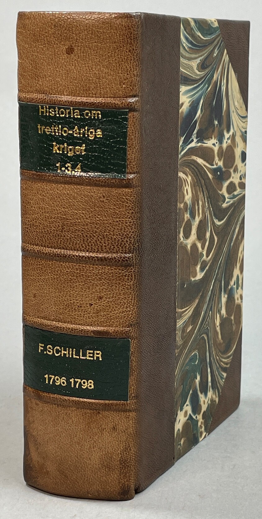 Historia om trettio-åriga kriget. Första delen.Öfversättning. [... Andra delen ; ... Tredje delen ; ... Fjerde delen.]. [sammanbunden med:] Lefvernesbeskrifningar. Öfversättning.