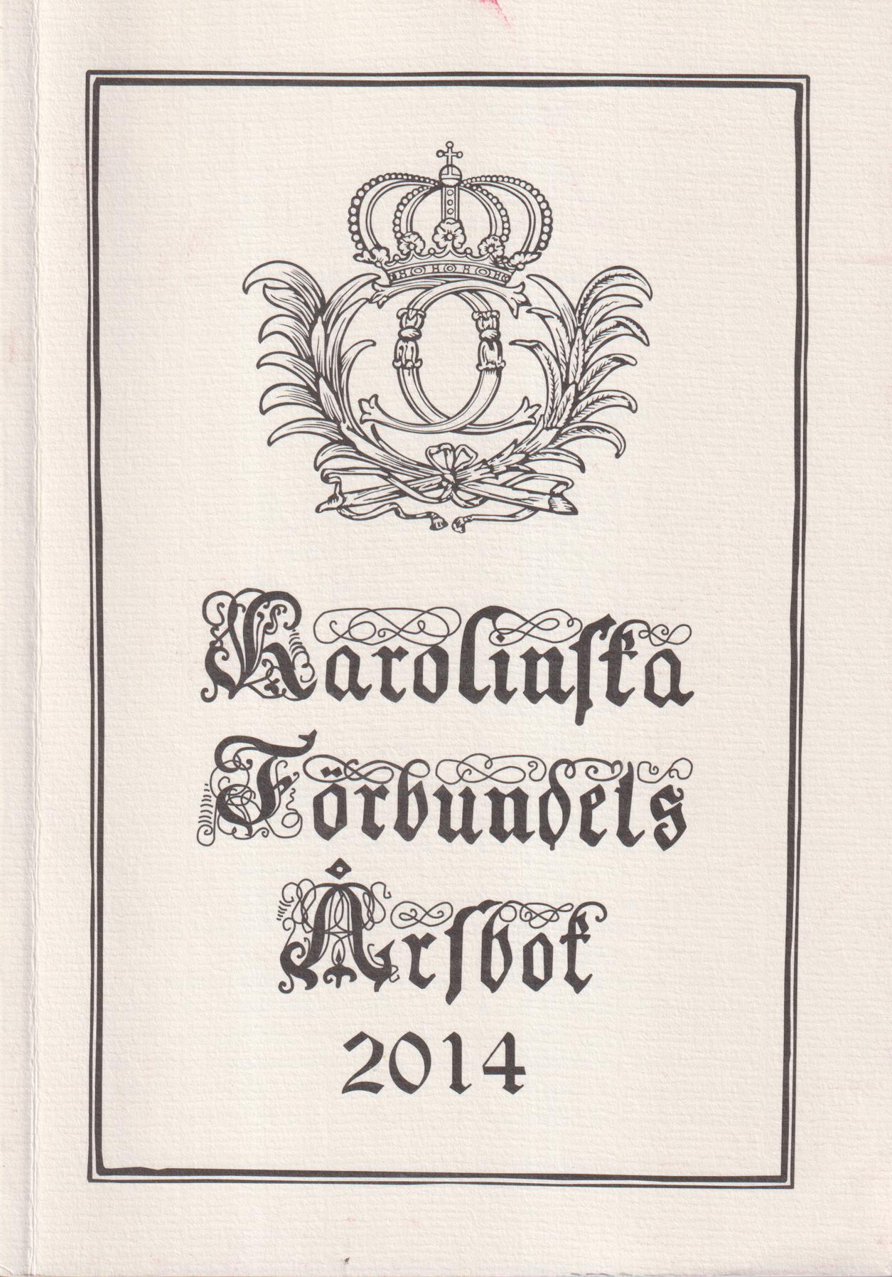 Karolinska förbundets årsbok 2014.
