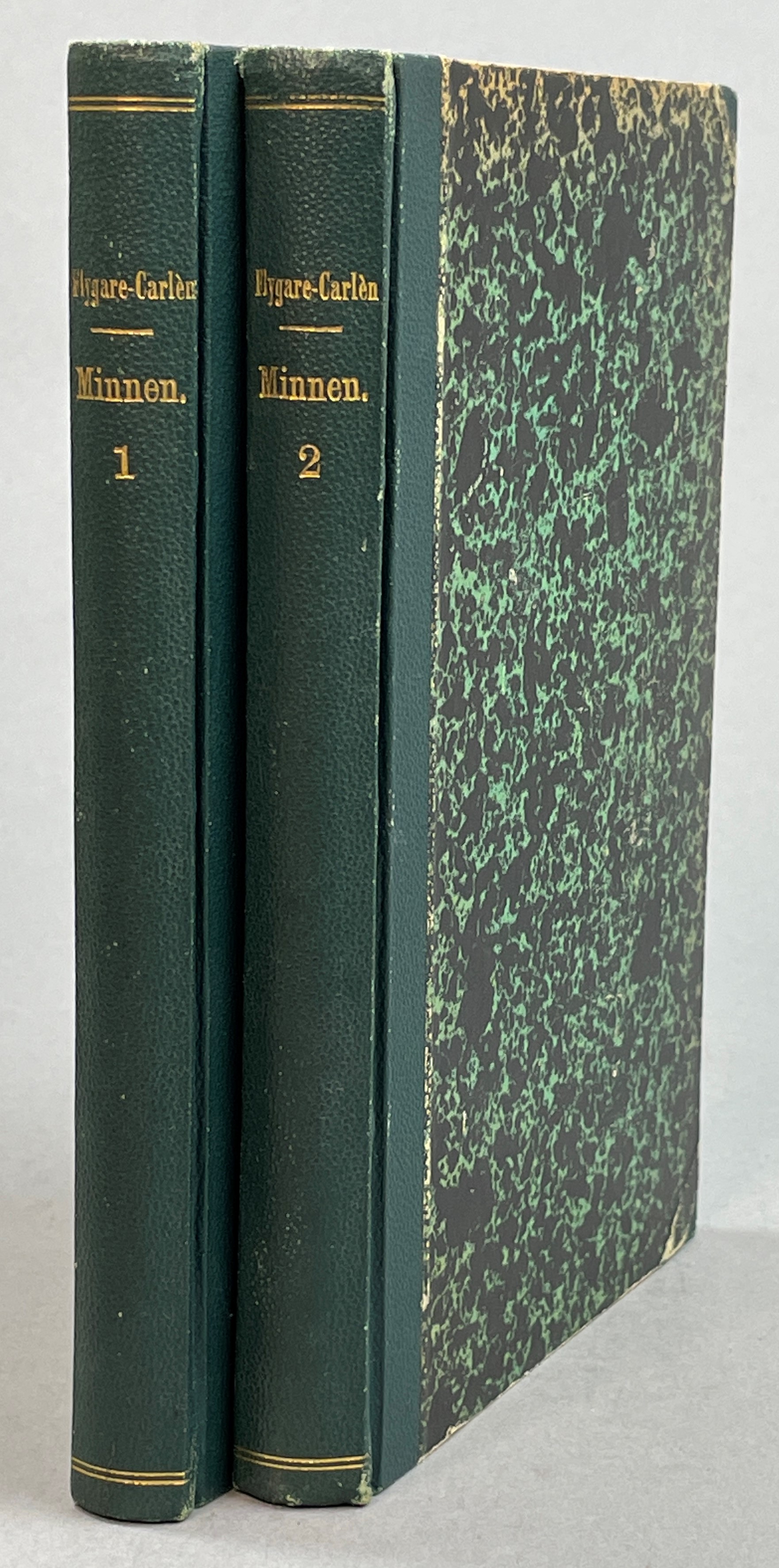 Minnen af svenskt författarlif 1840-1860, upptecknade af Emilie Flygare-Carlén. Förra delen - Senare delen. [Utg. av] Adolf Bonnier.