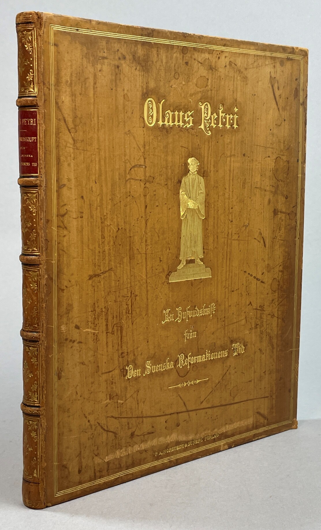 Olai Petri svar på tolf spörsmål om den evangeliska och den påfviska lära. En hufvudskrift från den svenska reformationens tid. Tvenne reformationstal hållna i Uppsala 1891 och 1893 O.F. Myrberg. [Utg. av] P.A. Norstedt & Söners förlag.