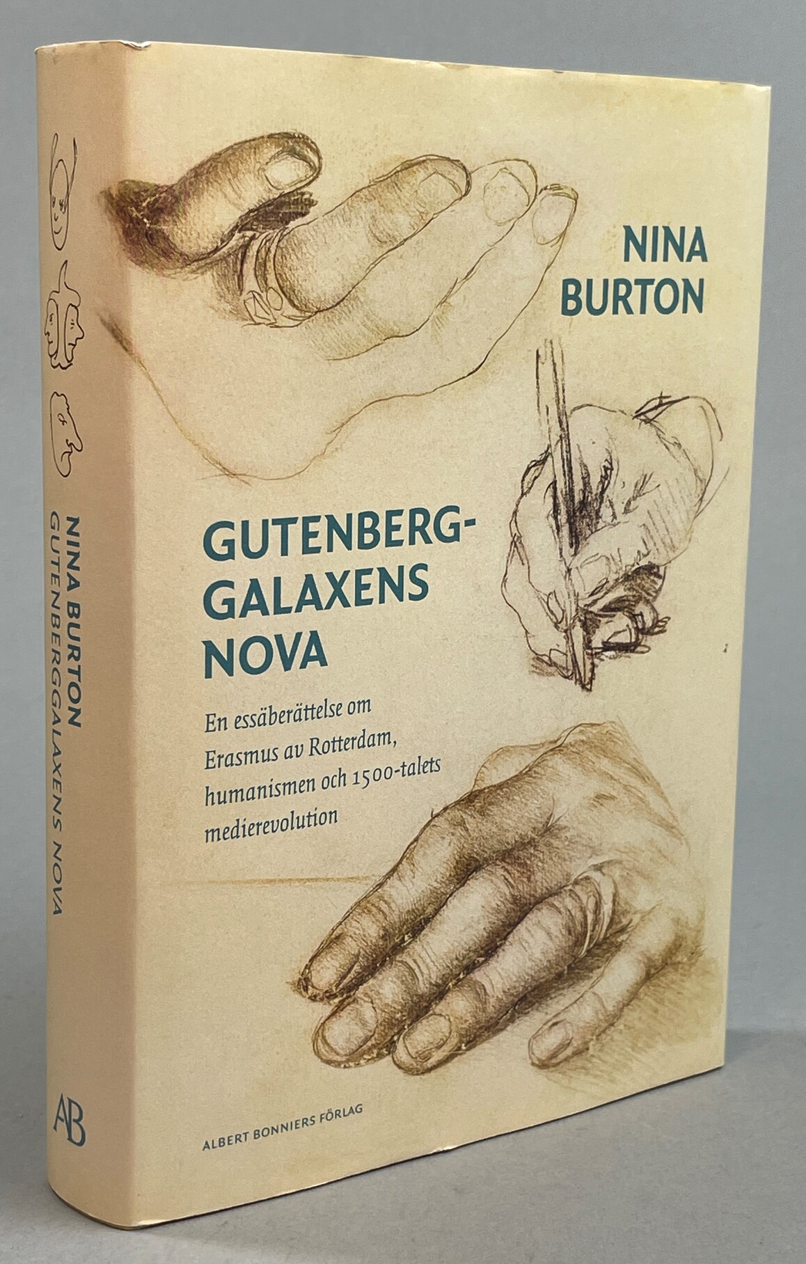 Gutenberggalaxens nova. En essäberättelse om Erasmus av Rotterdam, humanismen och 1500-talets medierevolution samt om Albrecht Dührer, Hans Holbein d.y., Paracelsus, Martin Luther, Thomas More, Michel de Montaigne, diverse pedagoger, anatomer, encyklopeder, påvar och rebeller. [Utg. av] Albert Bonniers förlag.