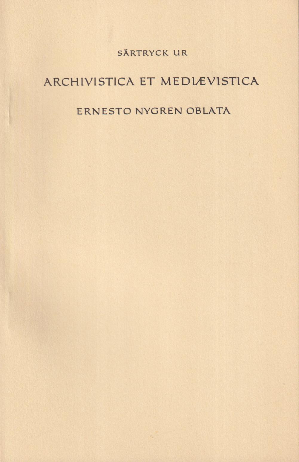 Bosjö klosters historia [= rubrik].