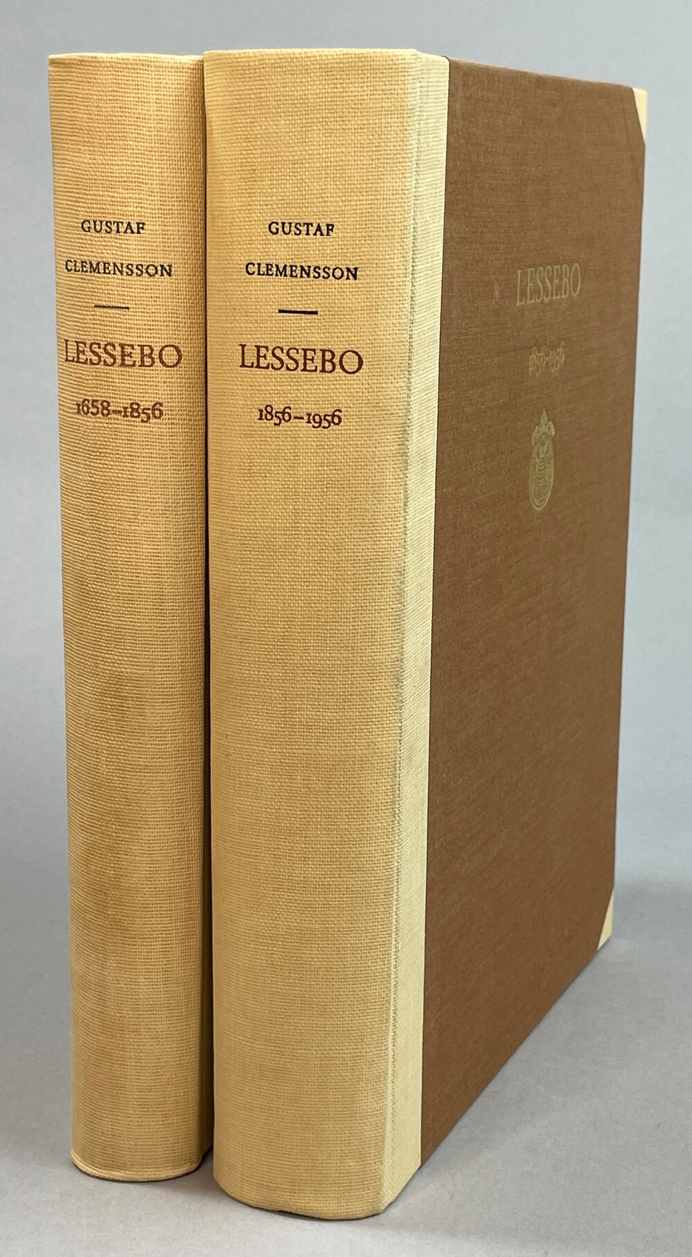 Lessebo 1658-1856. [... 1856-1956]. [Utg. av] Lessebo Aktiebolag.