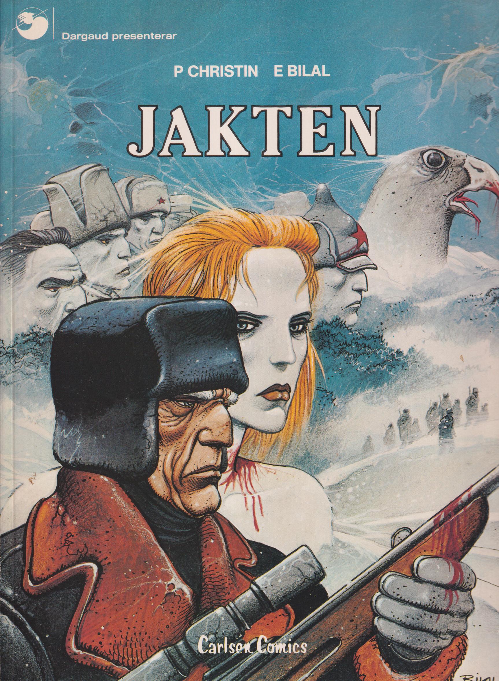 Jakten. Svensk text: Uno Palmström. [Utg. av] Carlsen/if.