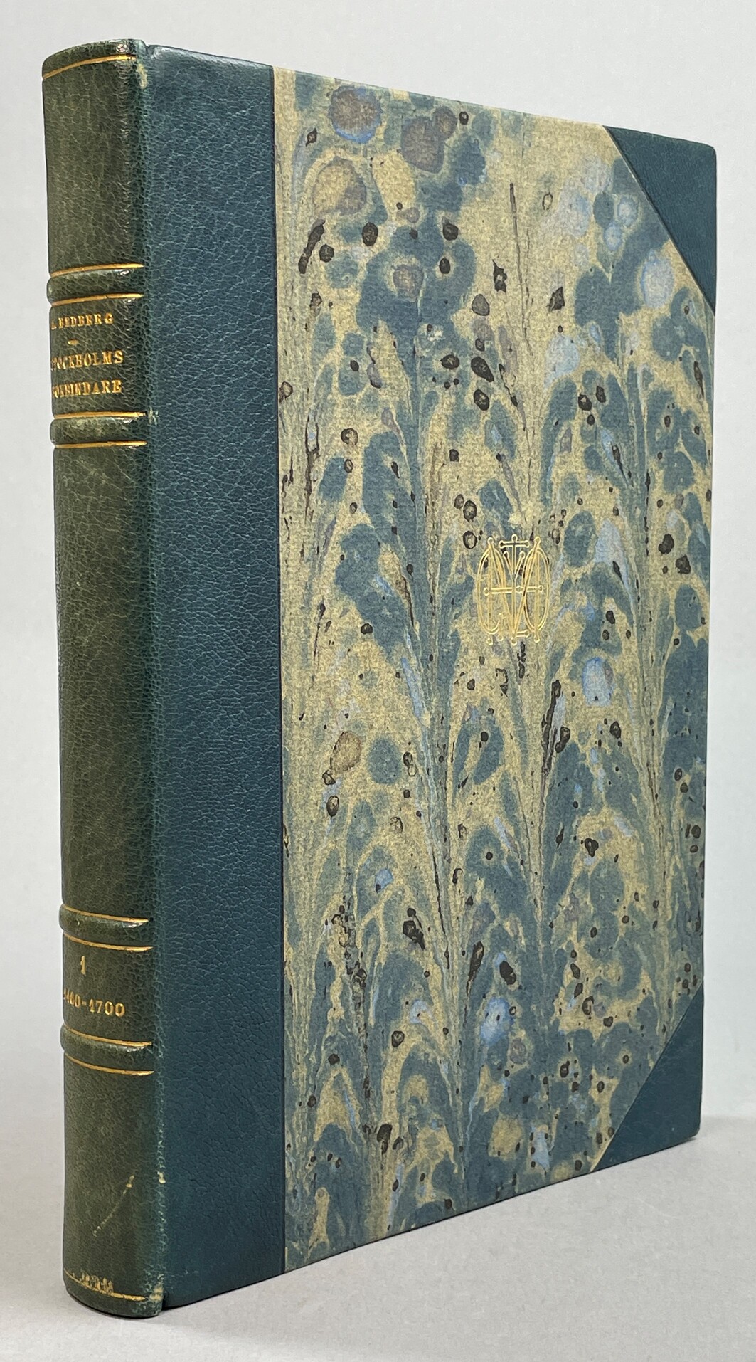 Stockholms bokbindare 1460-1880. Anteckningar. With an english summary. Band I, tiden från 1460 till omkring 1700.
