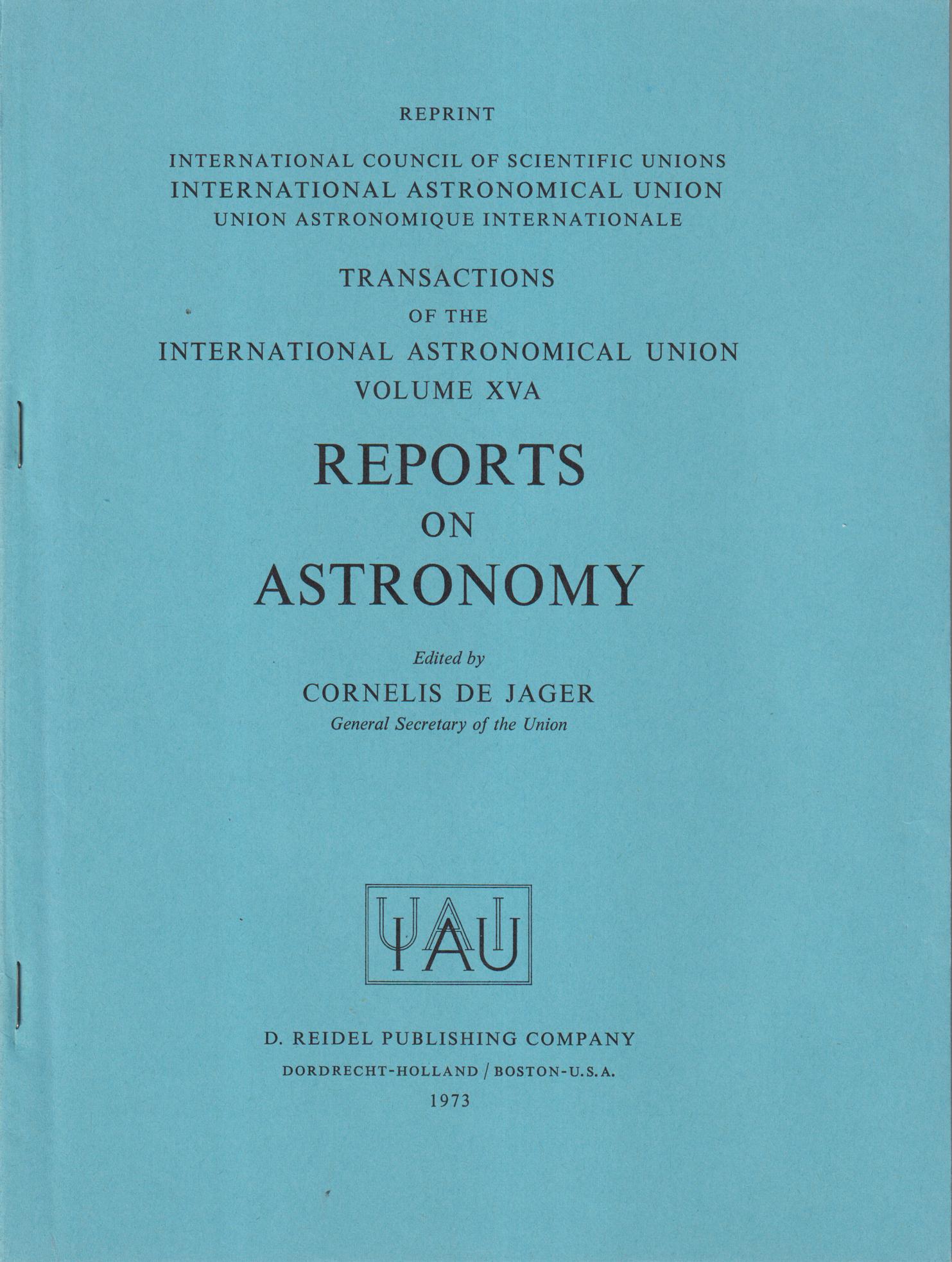 37. Star Clusters and Associations (Amas Stellaires et Associations) [= headline].