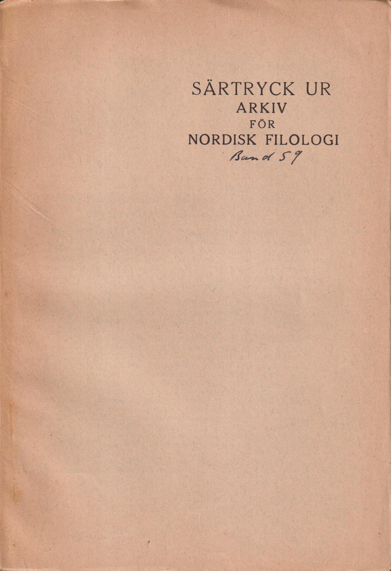 Randanmärkningar till några principfrågor. Med anledning av dr Diderichsens recension [= rubrik].