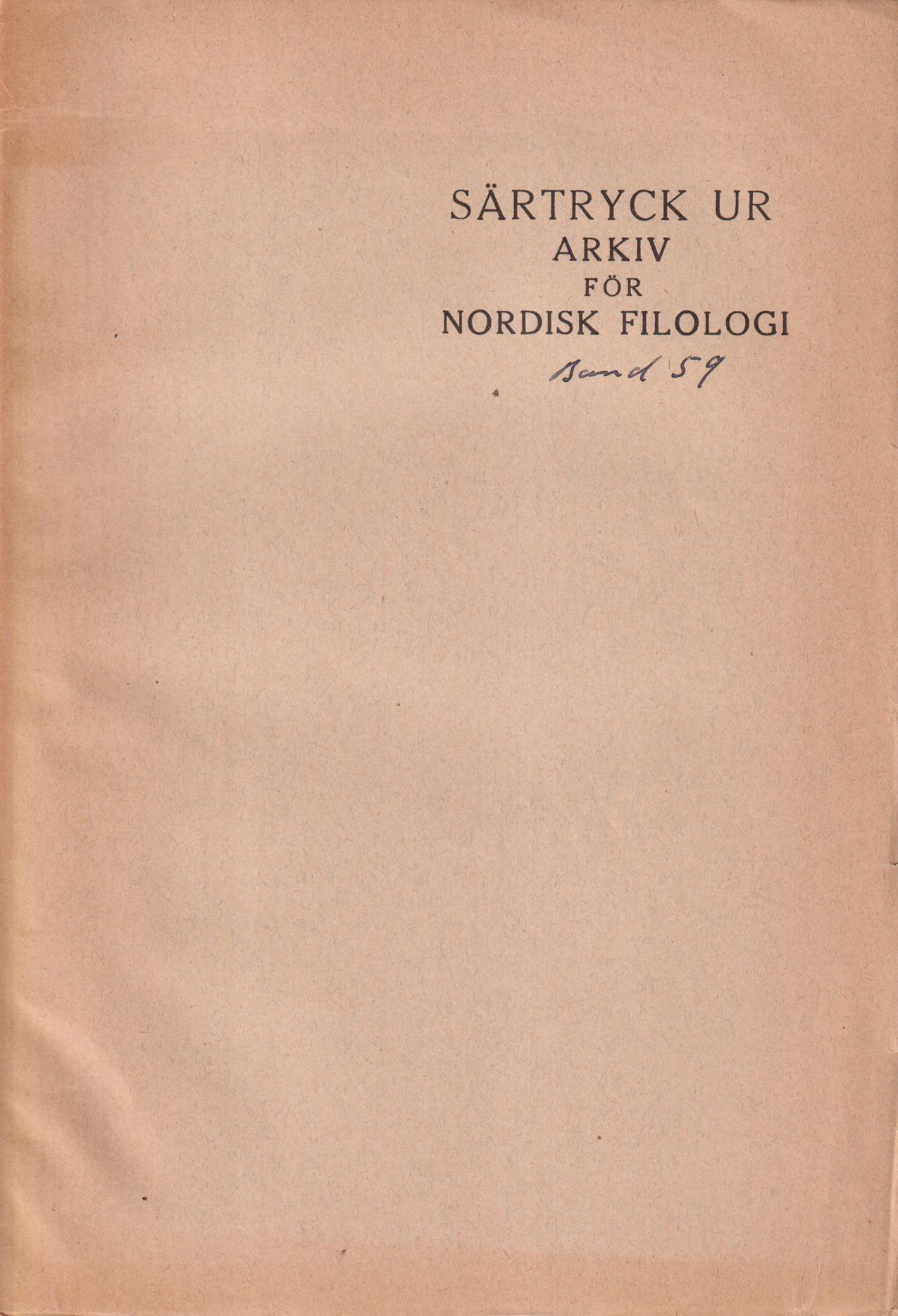 Litteraturkrönika. (April-december 1944) [= rubrik].