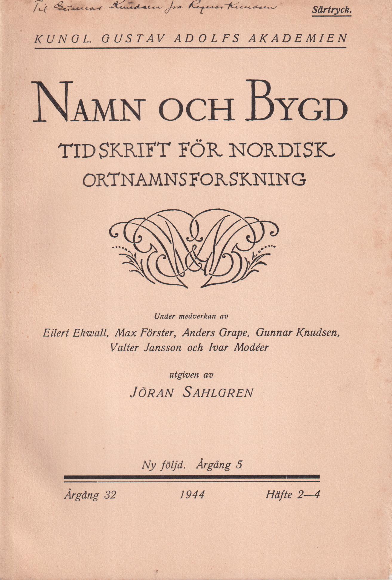 Danske stednavne med 'Borg' og 'Virke' [= rubrik].
