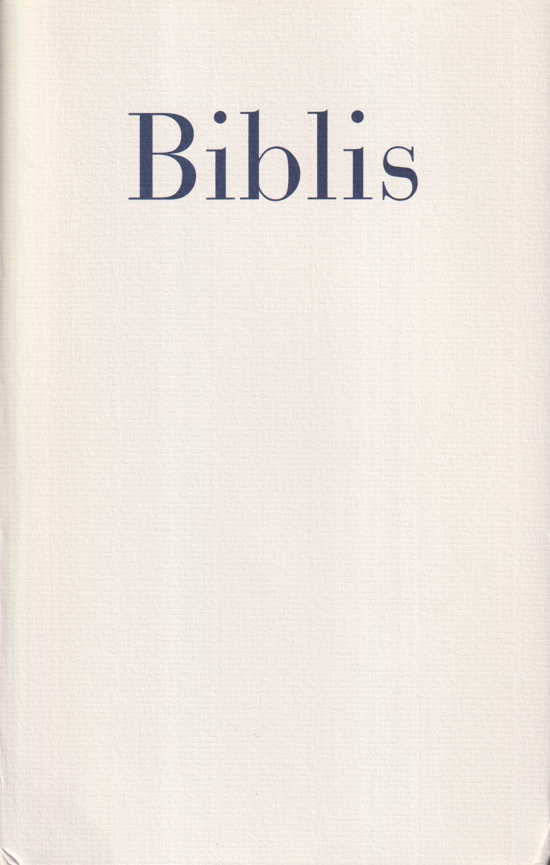 Biblis 1987-1988. Årsbok. [Utg. av] Föreningen för bokhantverk.