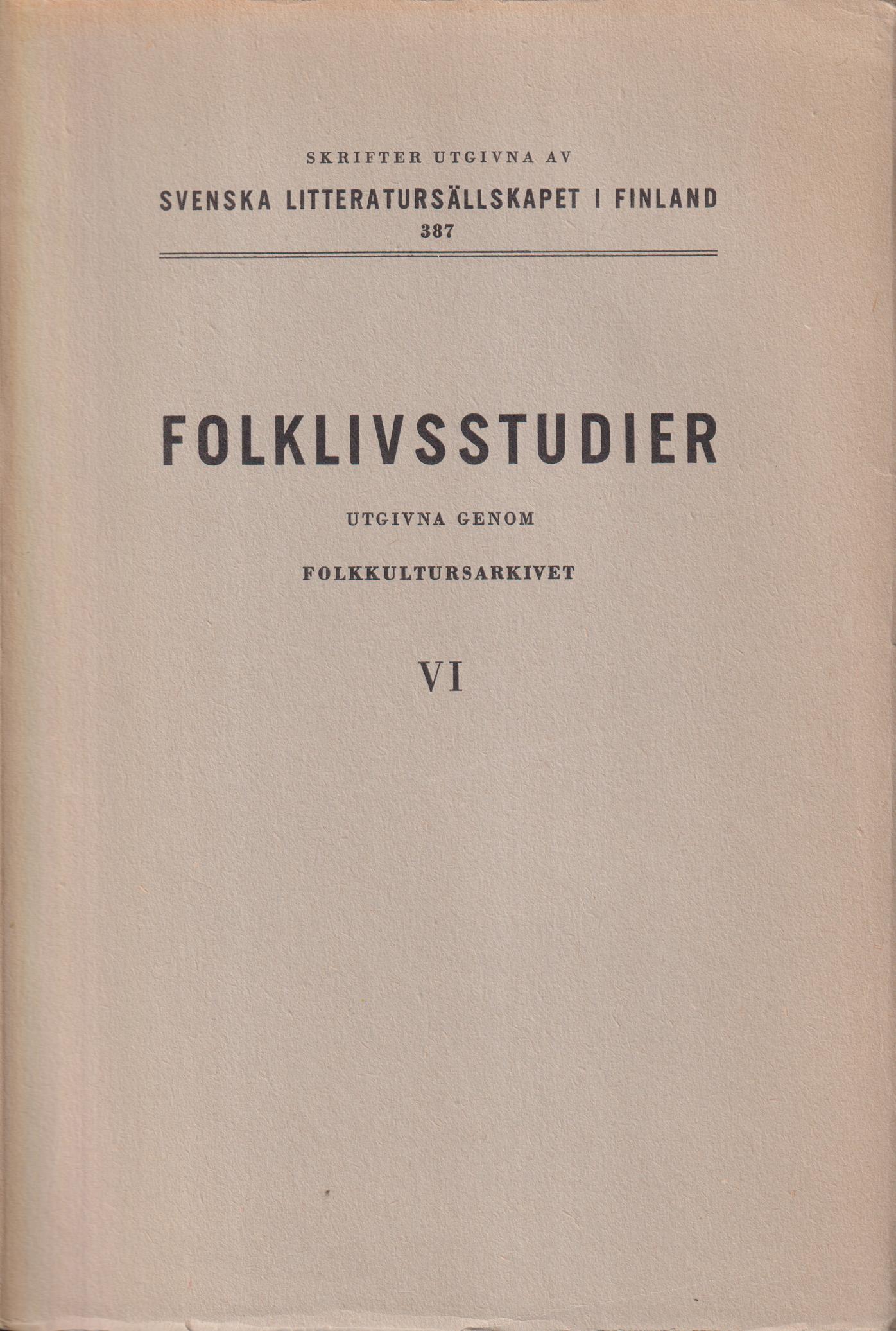 Den nordosteuropeiska rian. En etnologisk undersökning. Mit Einer Deutschen Zusammenfassung.