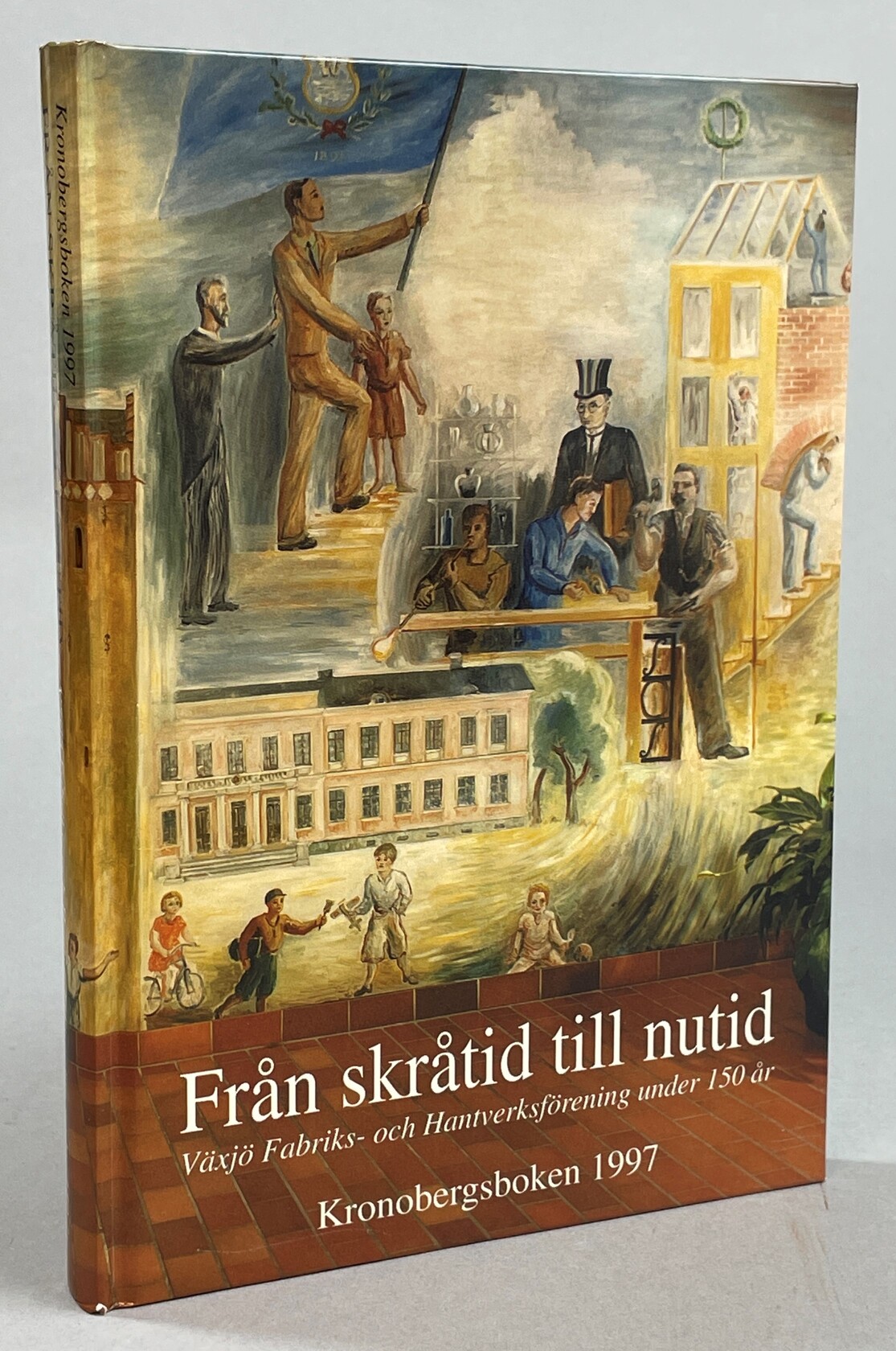 Från skråtid till nutid. Växjö fabriks- och hantverksförening under 150 år. Kronobergsboken 1997. Utgiven av Kronobergs läns Hembygdsförbund i samarbete med Smålands museum.