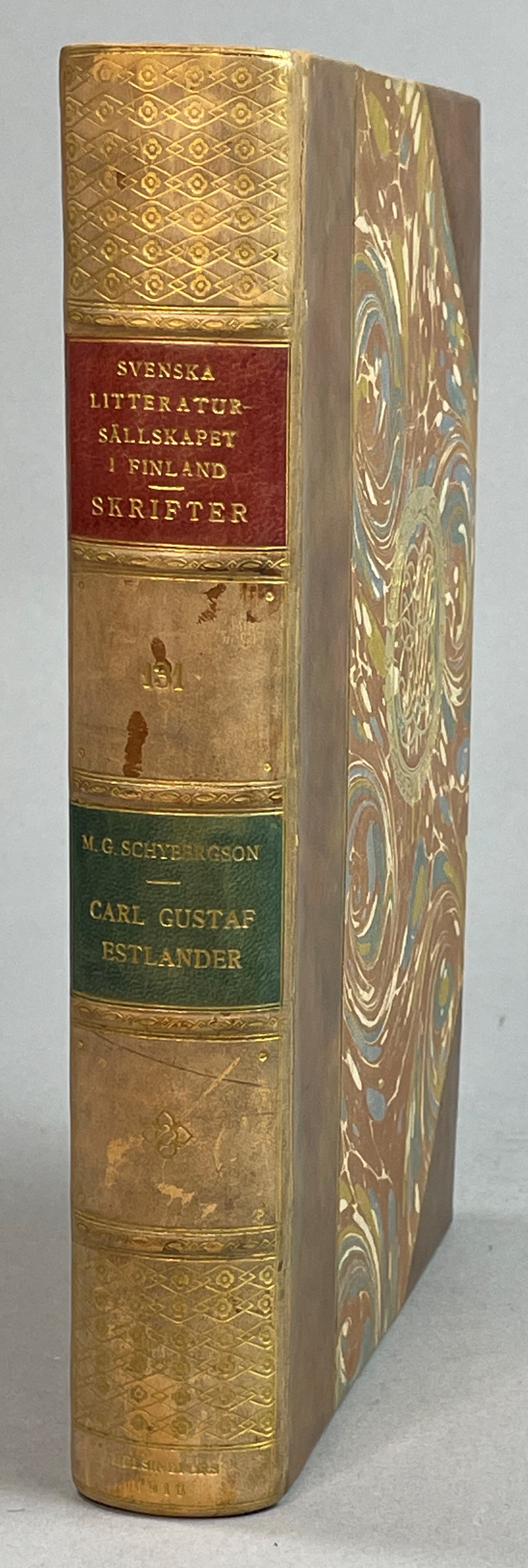 Carl Gustaf Estlander. Levnadsteckning av M.G. Schybergson.