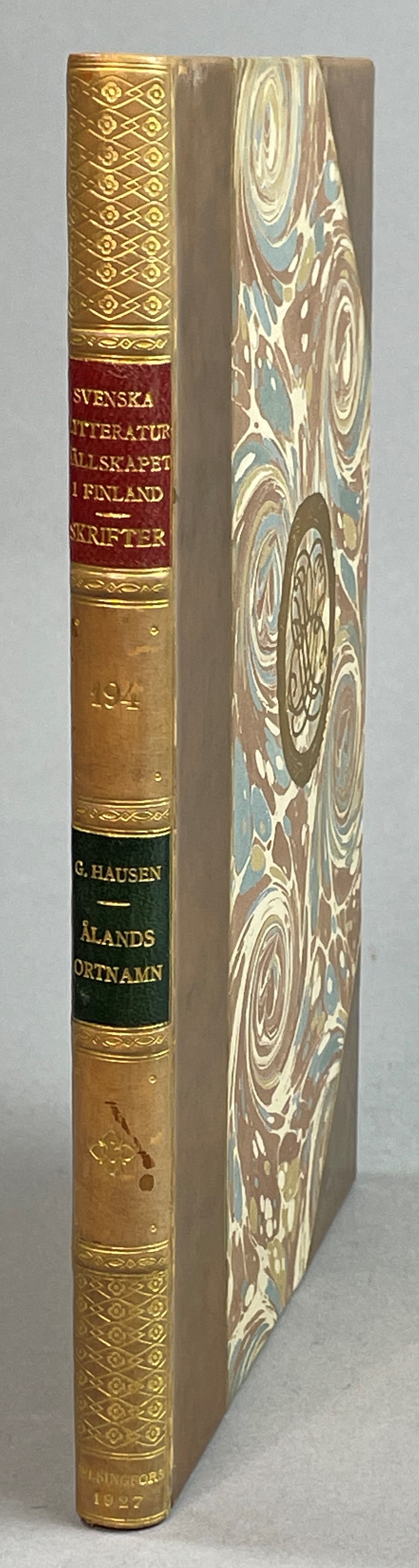 Ålands ortnamn. Deras former och förekomst till år 1600.