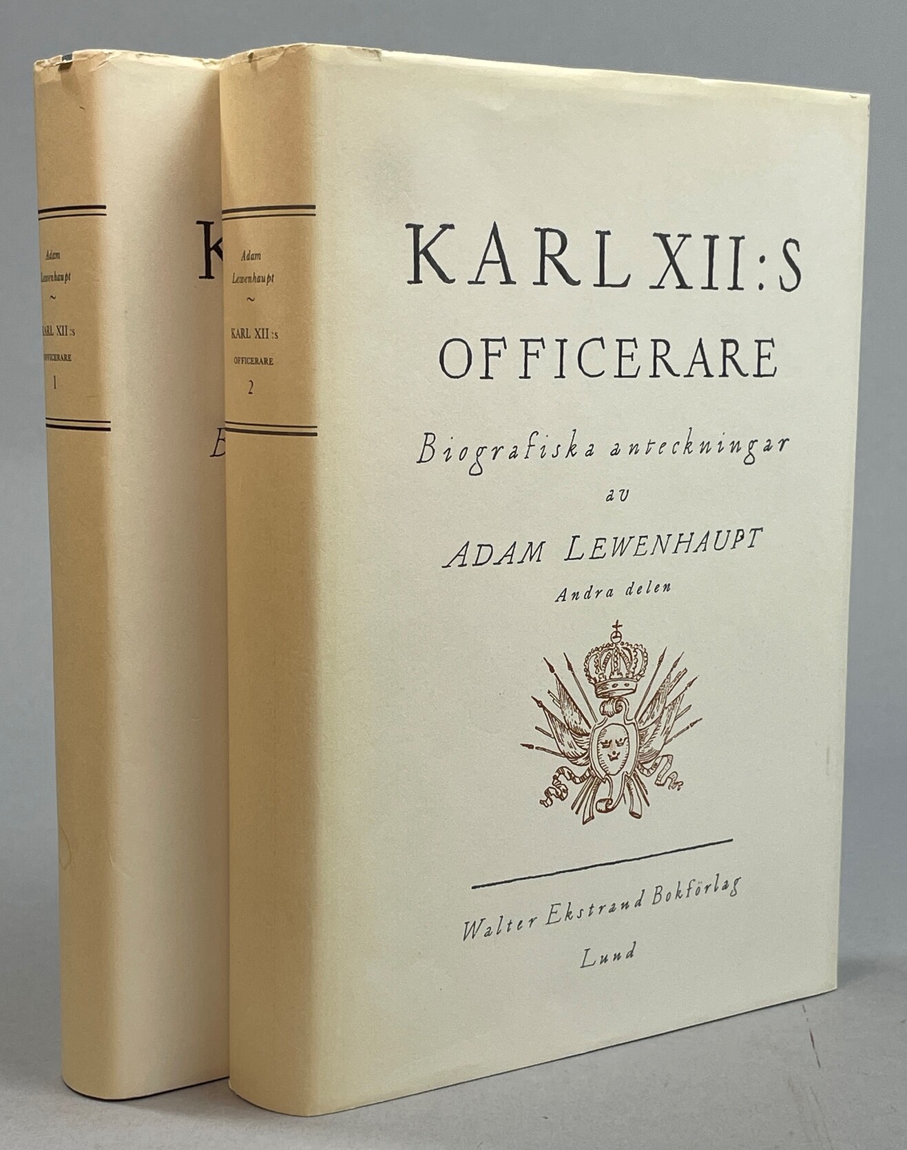 Karl XII:s officerare. Biografiska anteckningar. 1-2.
