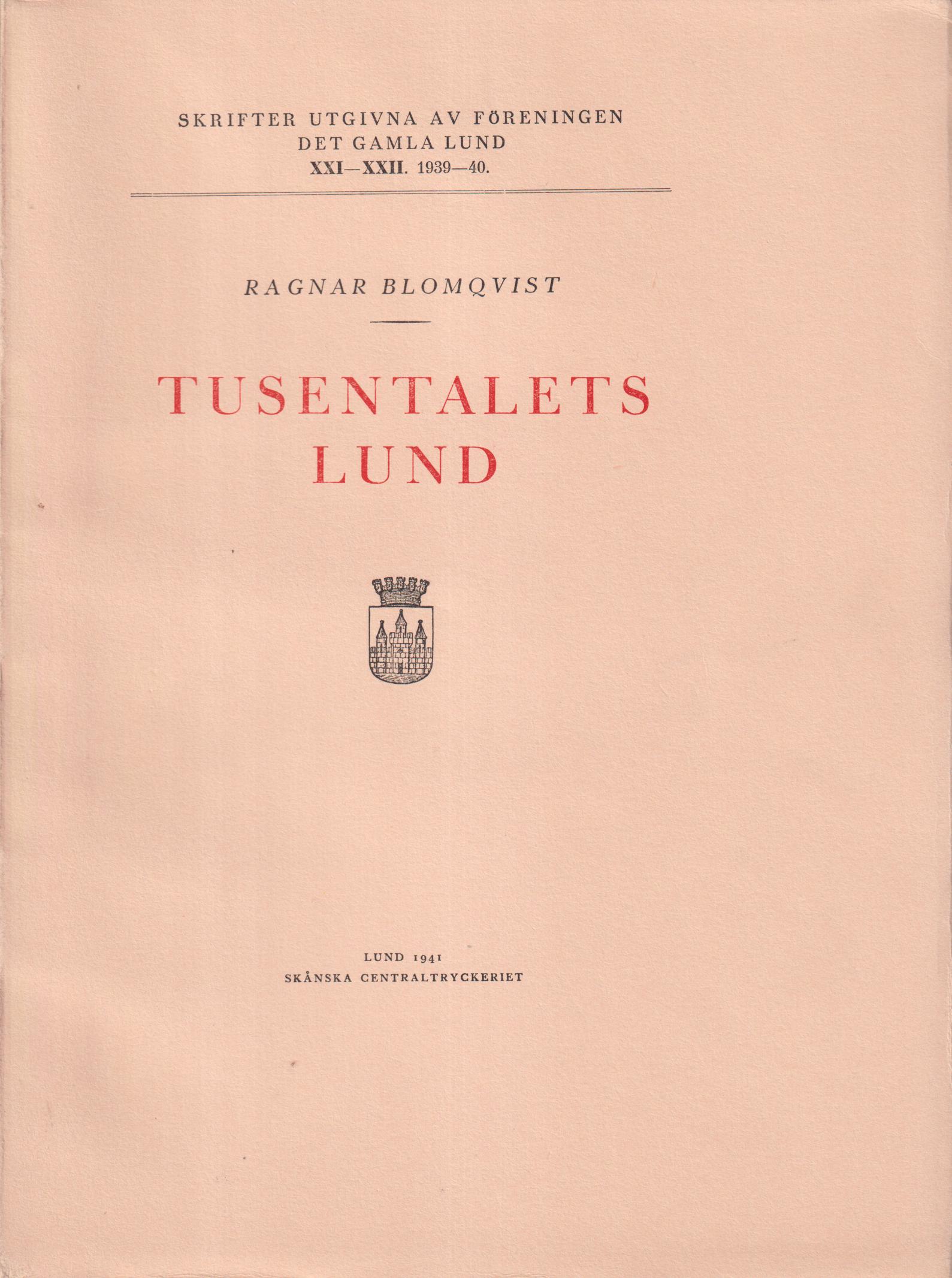 Tusentalets Lund.