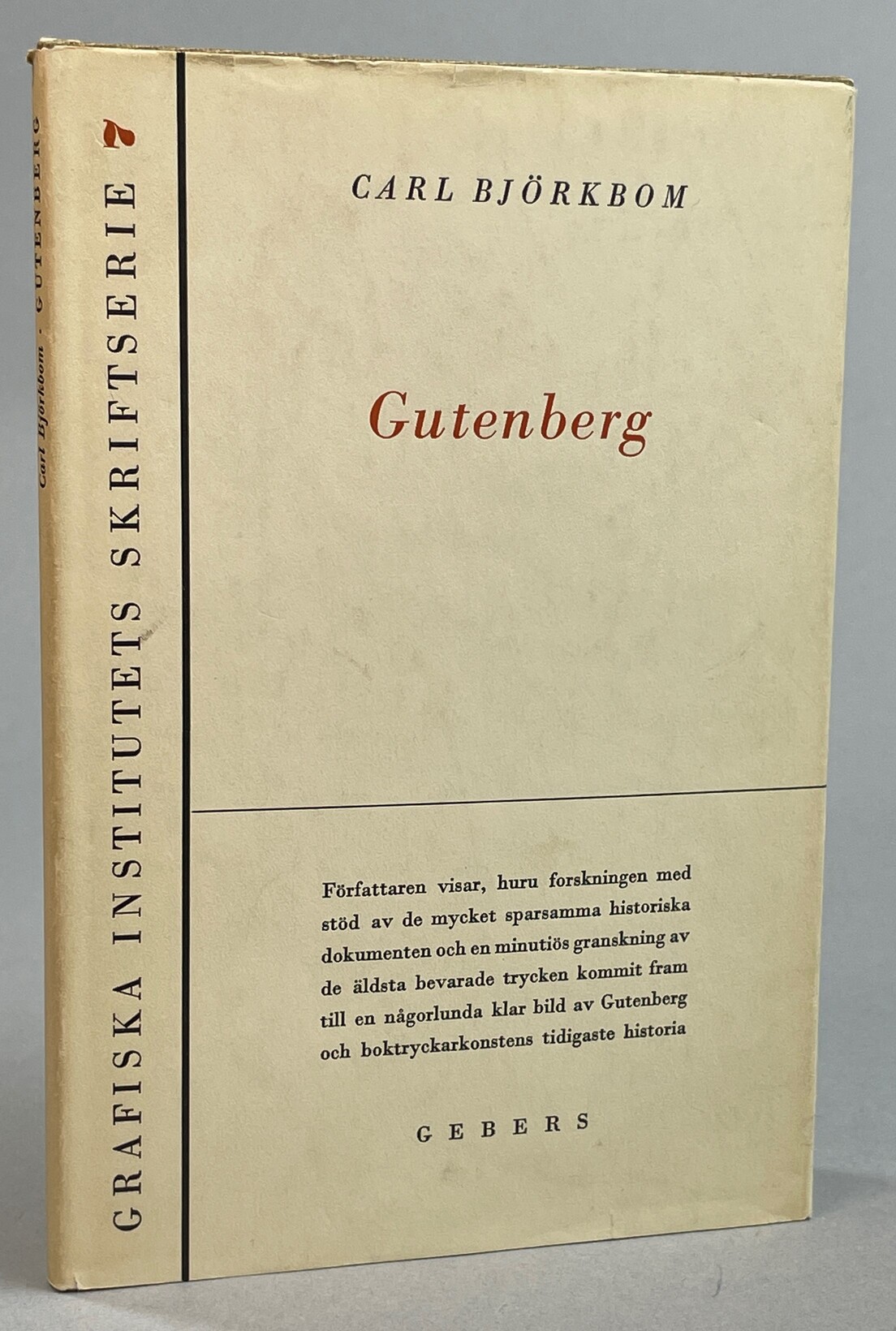 Gutenberg. [Utg. av] Hugo Gebers Förlag.