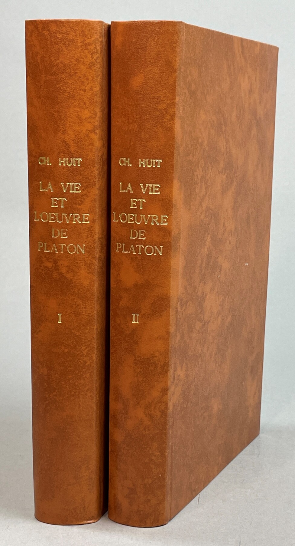 La vie et l'oeuvre de Platon, par Ch. Huit ... Ouvrage couronné par l'Acadèmie des sciences morales et politiques. Tome Premier [... Tome Second].