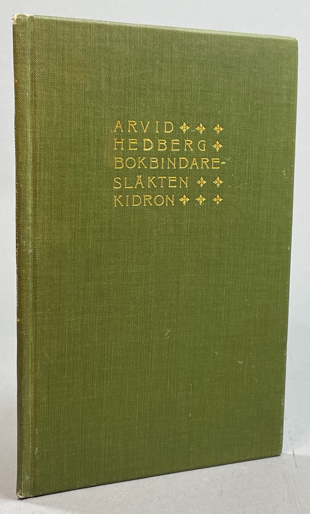 Några anteckningar om bokbindaresläkten Kidron. (Separattryck ur Svensk Bokbindartidning).