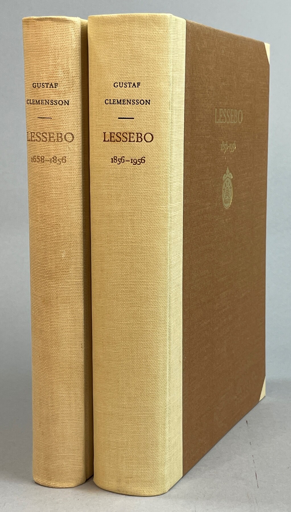Lessebo 1658-1856. [... 1856-1956]. [Utg. av] Lessebo Aktiebolag.